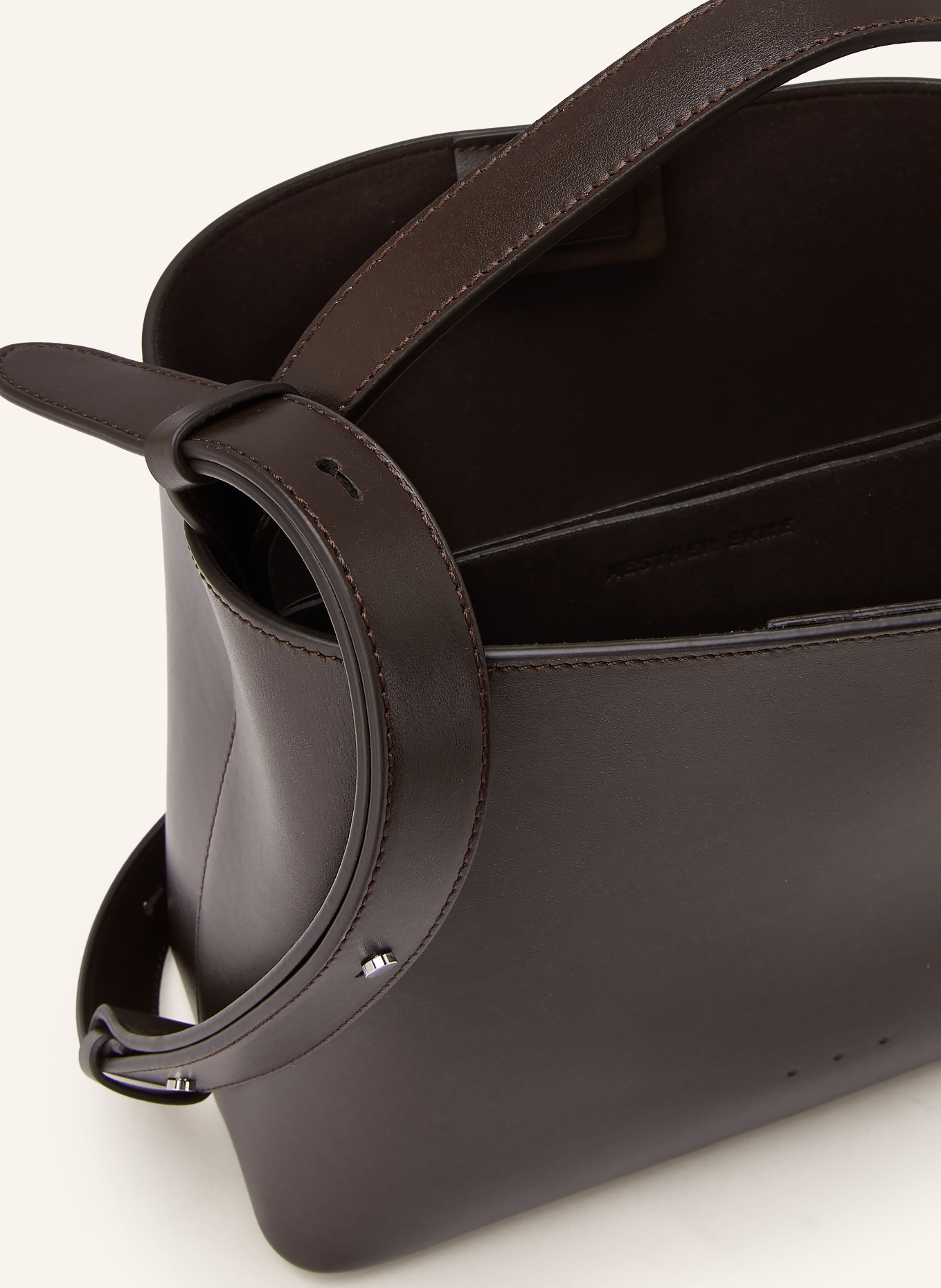 AESTHER EKME Crossbody bag ORIGINAL MINI SAC: DARK BROWN