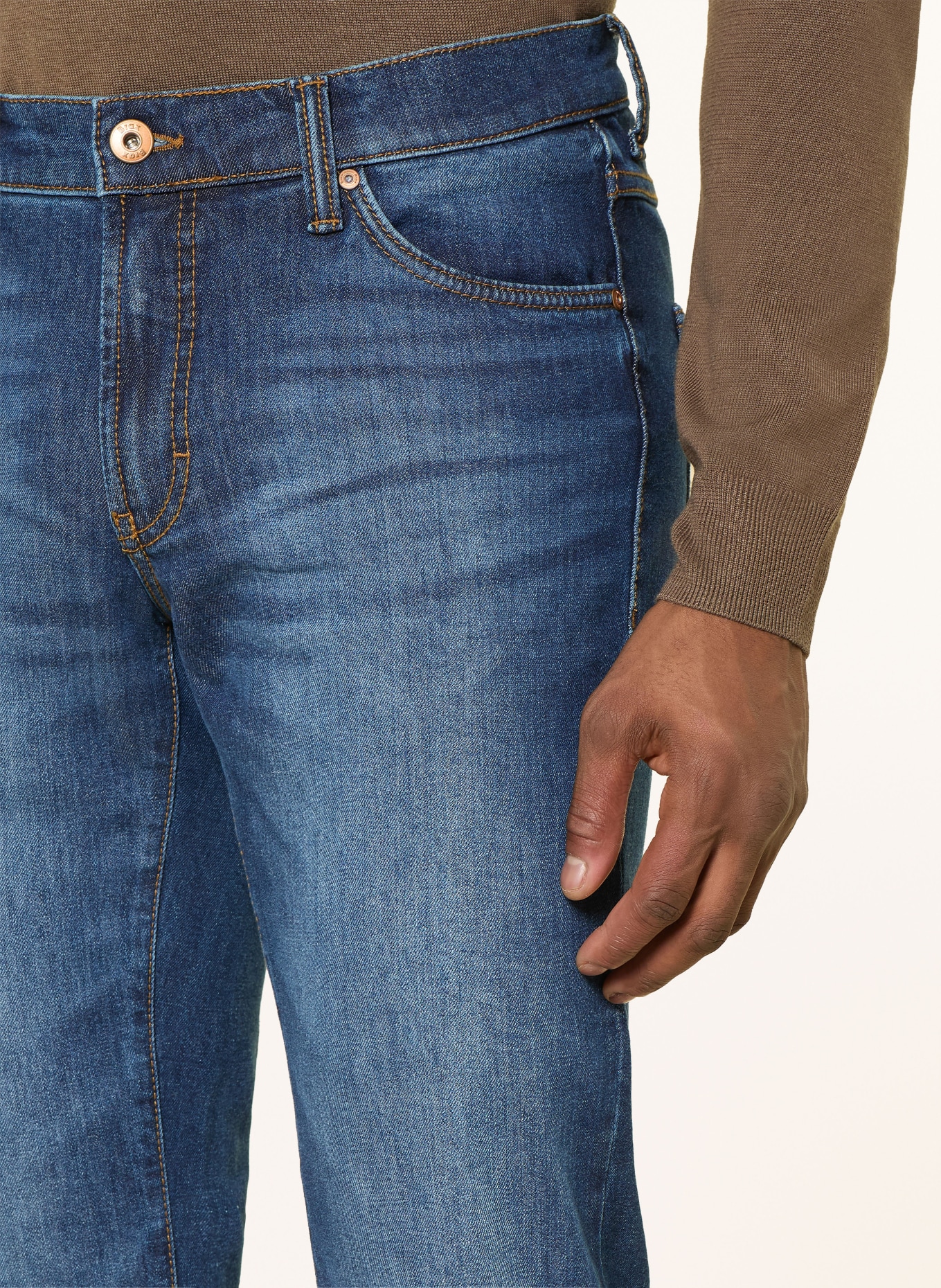 BRAX CURTIS tapered fit jeans: 26 VINTAGE BLUE USED