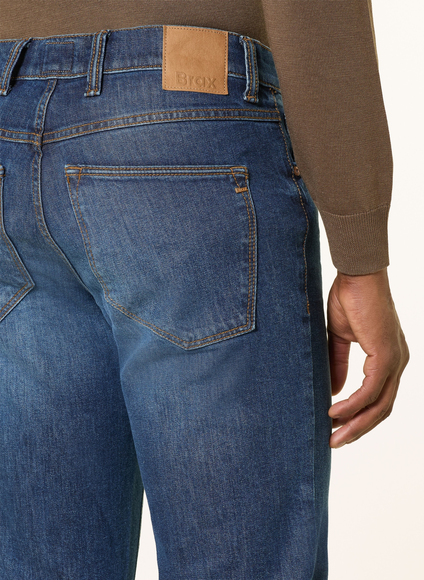 BRAX CURTIS tapered fit jeans: 26 VINTAGE BLUE USED