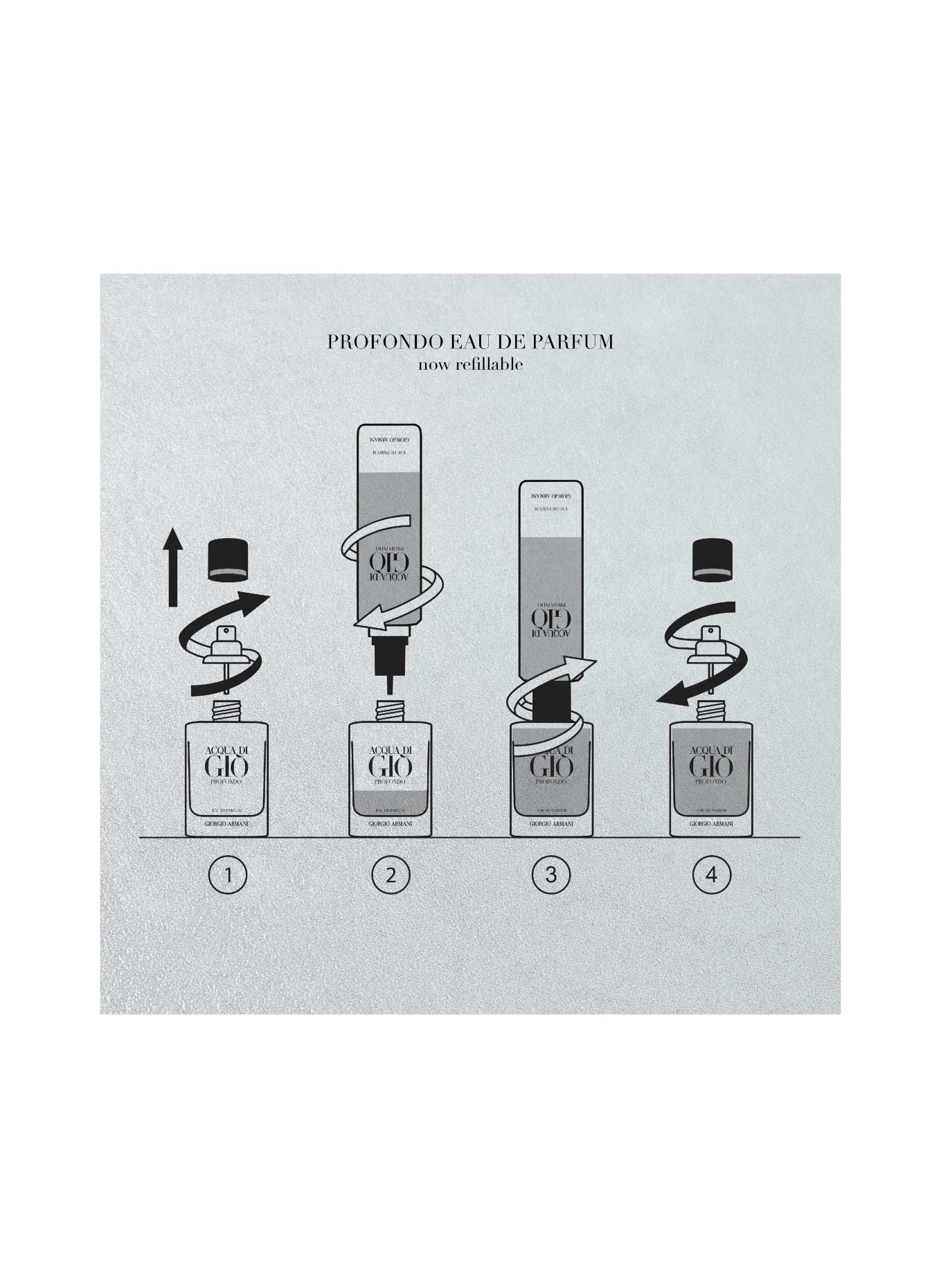 GIORGIO ARMANI BEAUTY ACQUA DI GIÒ PROFONDO RECHARGEABLE