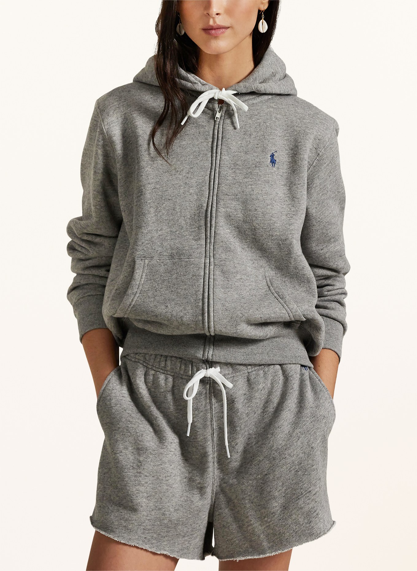 POLO RALPH LAUREN Sweatjacke: GRAU