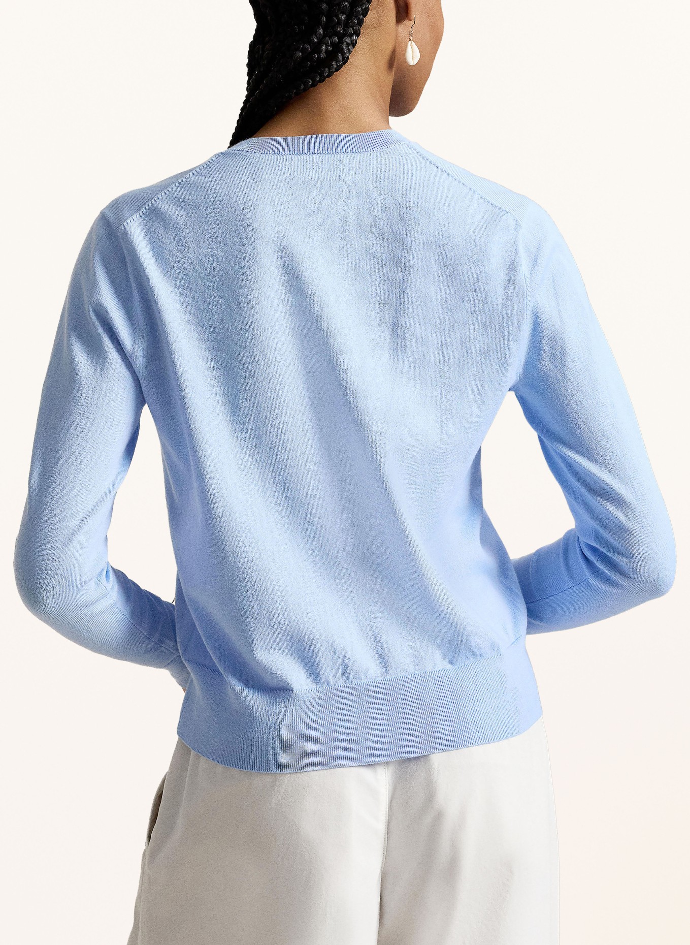 POLO RALPH LAUREN Strickjacke: HELLBLAU