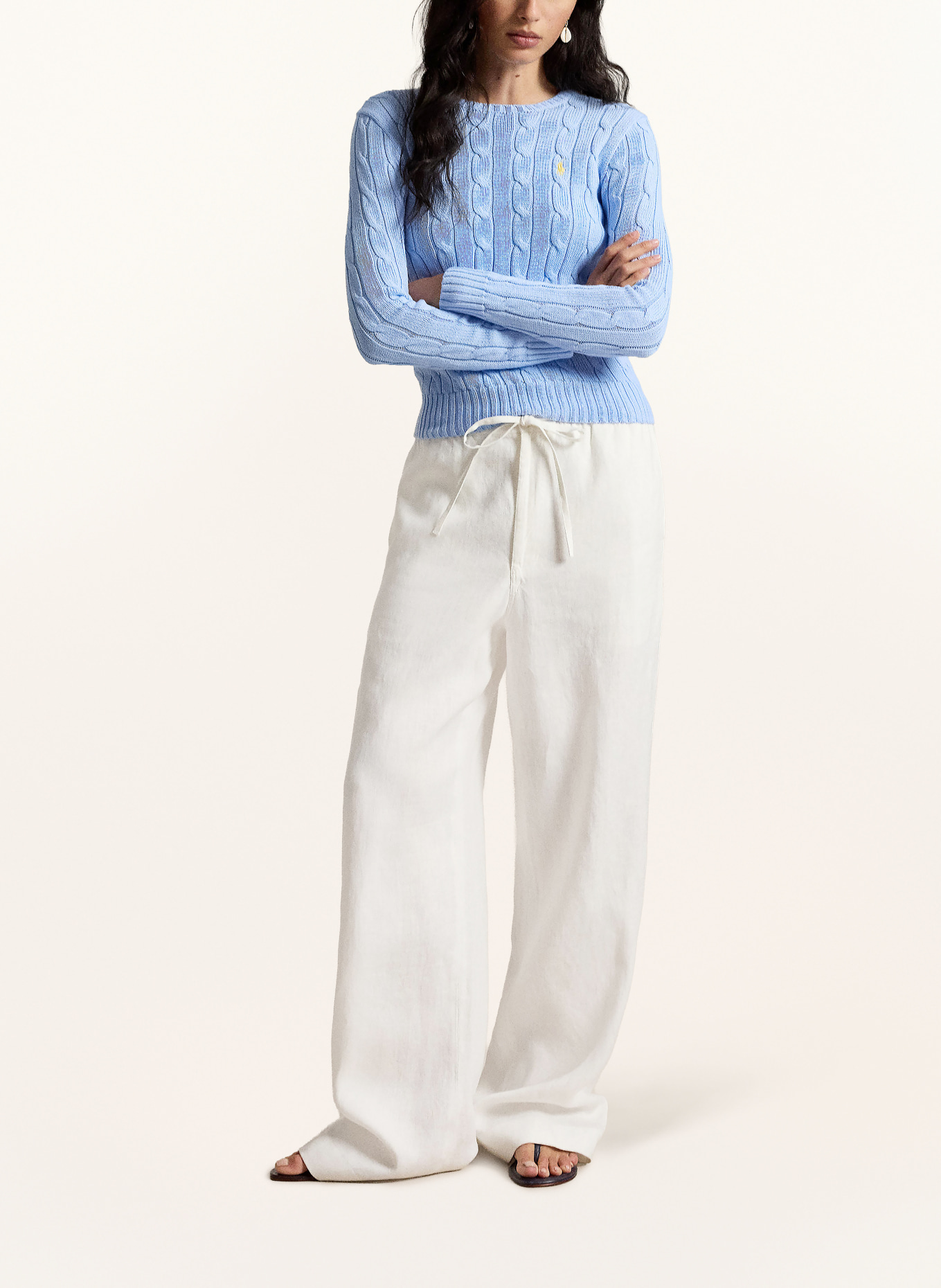 POLO RALPH LAUREN Pullover: HELLBLAU