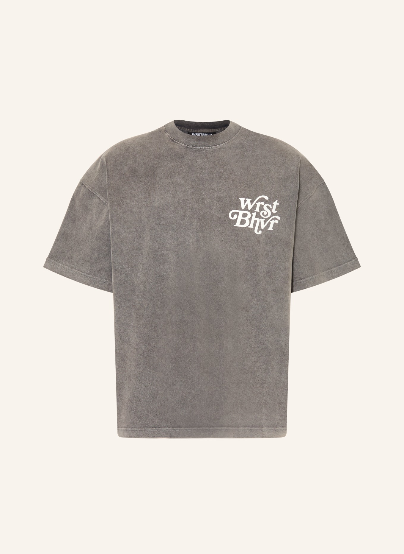 WRSTBHVR REEN V2 T-shirt: GRAY / WHITE