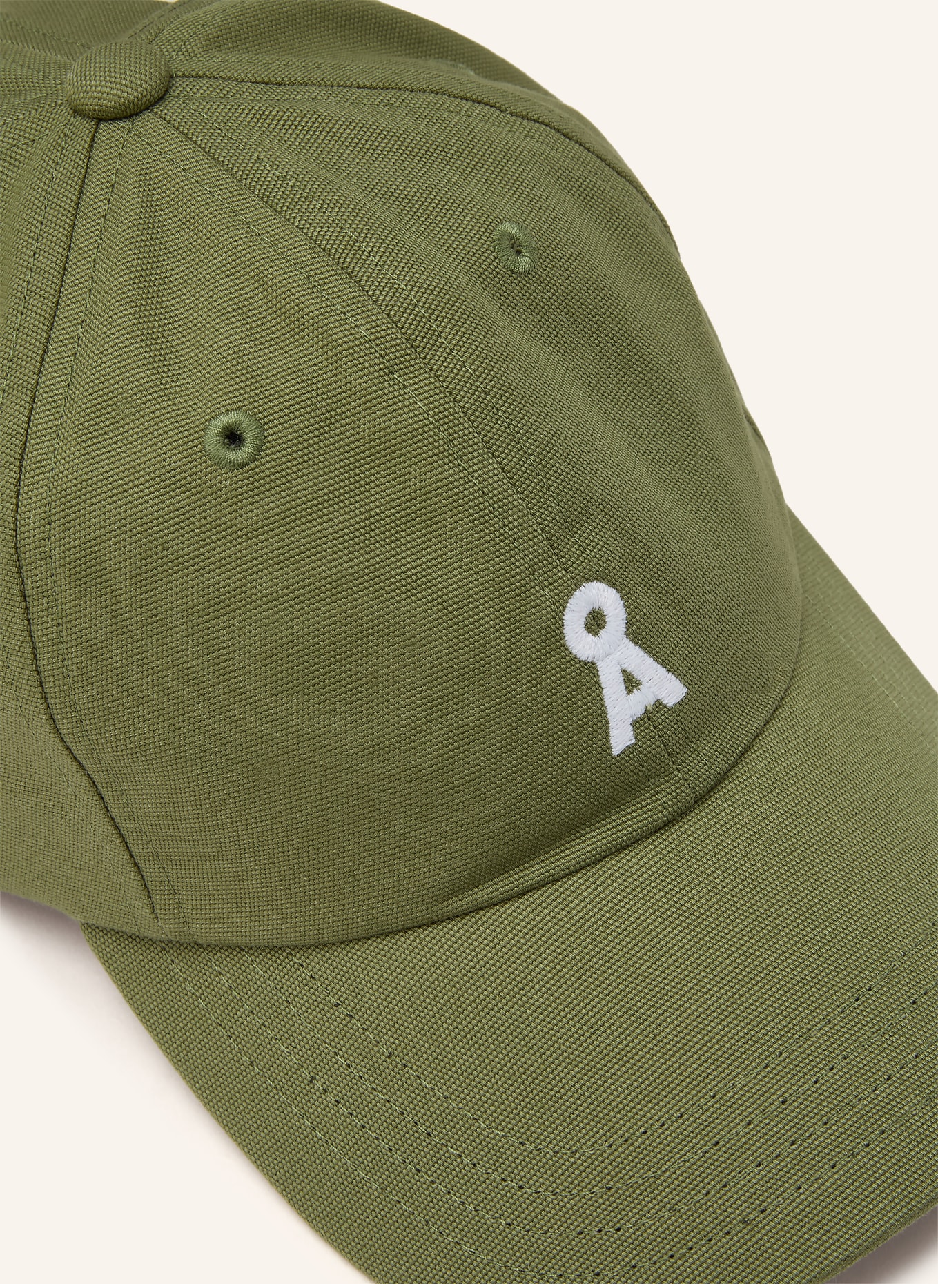 ARMEDANGELS Czapka YENAAS BOLD: ZIELONY / BIAŁY