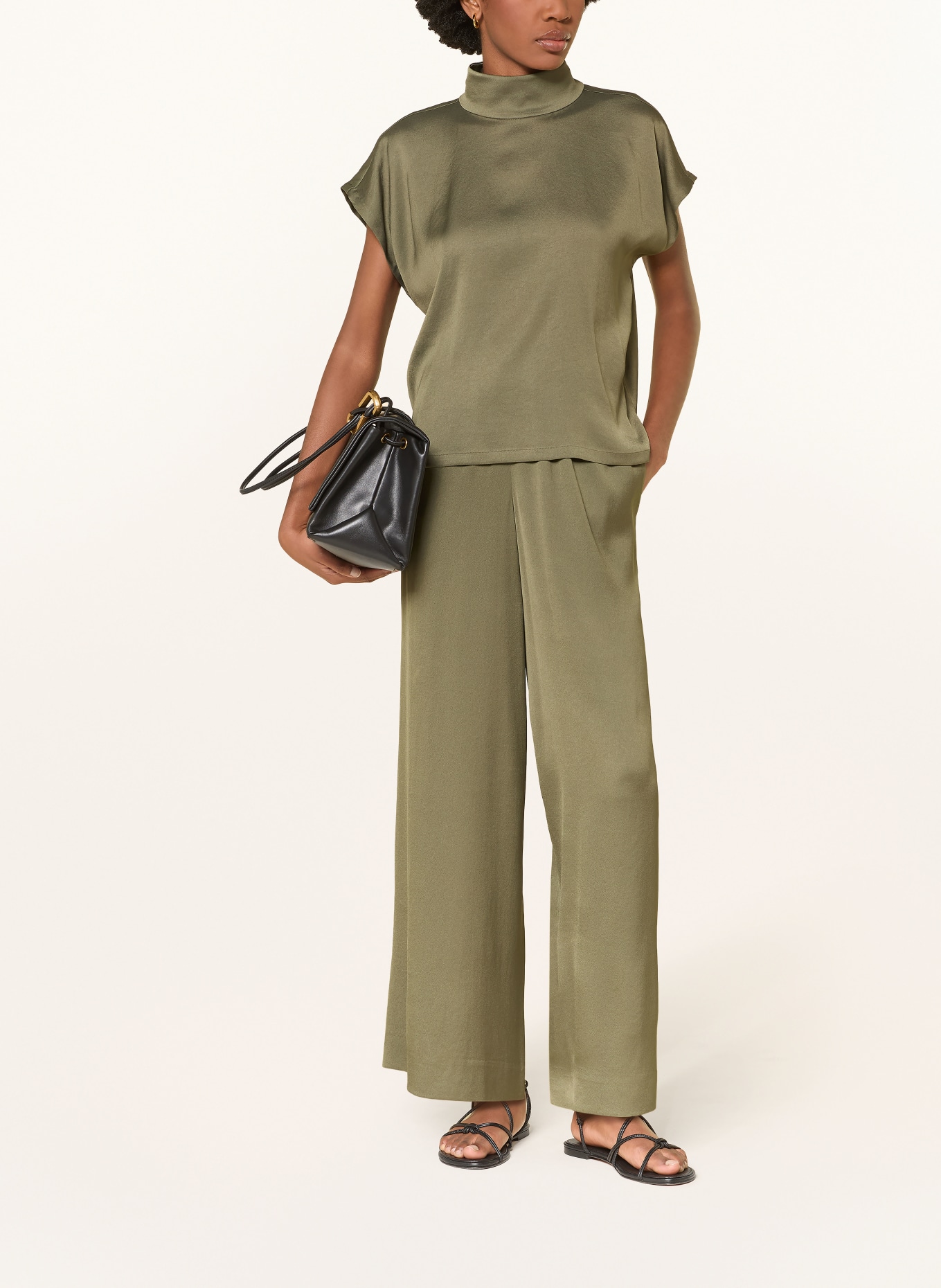 DRYKORN Satinhose TWEEZER: OLIV