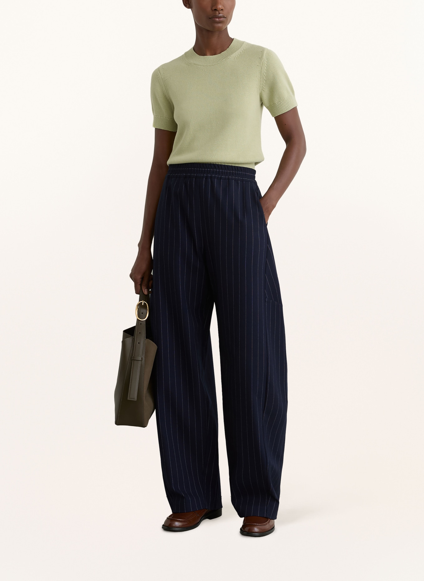 REISS Sweater: LIGHT GREEN