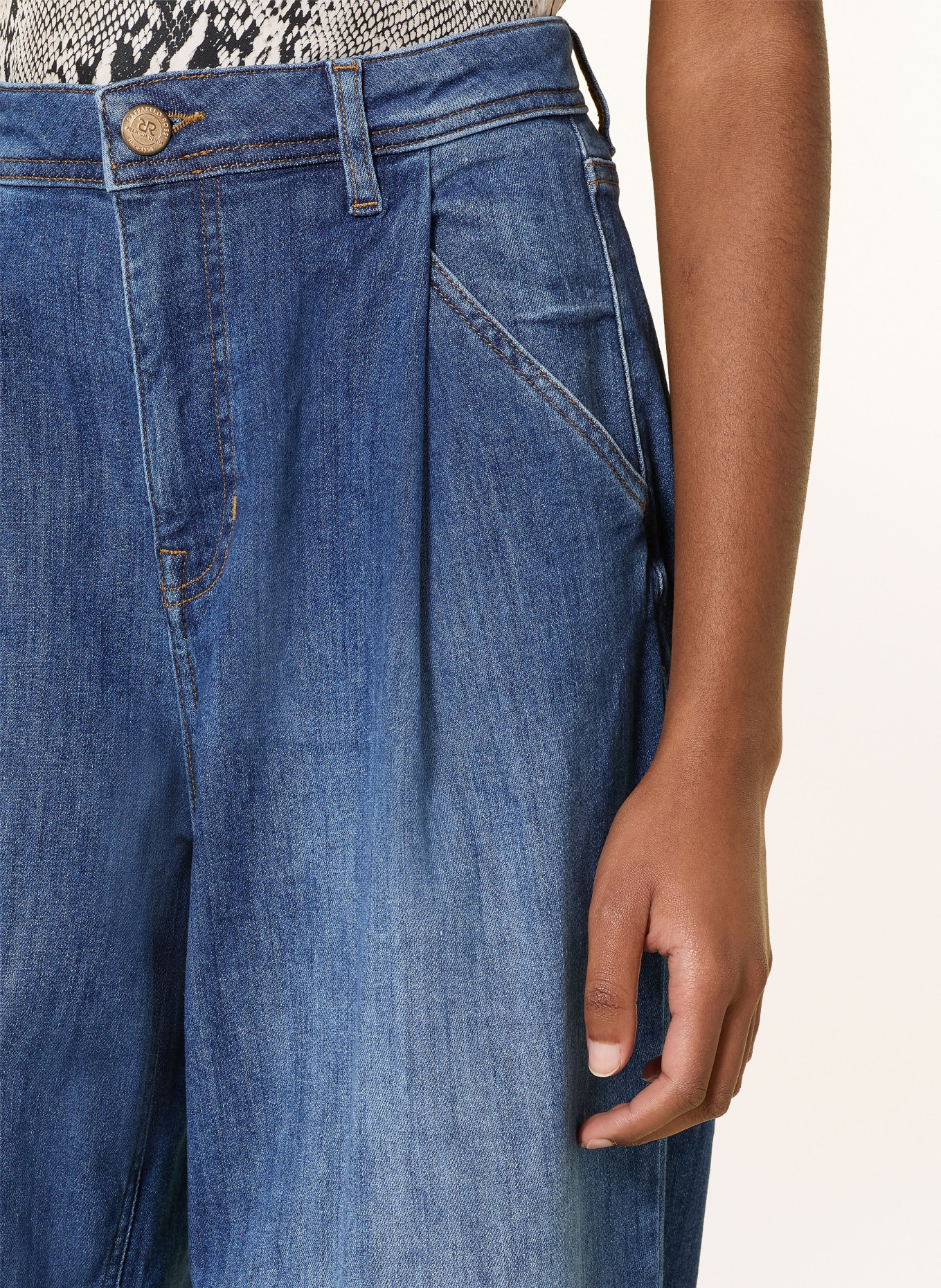 RAFFAELLO ROSSI Wide Leg Jeans JANY: 861 USED BLUE