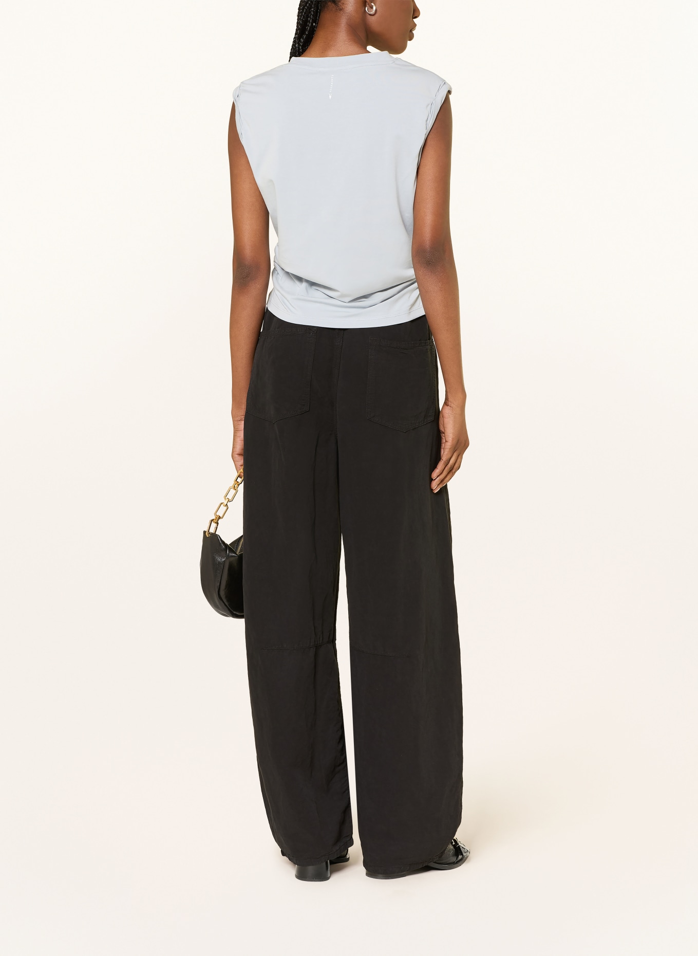 ALLSAINTS Top WEST: LICHTGRIJS