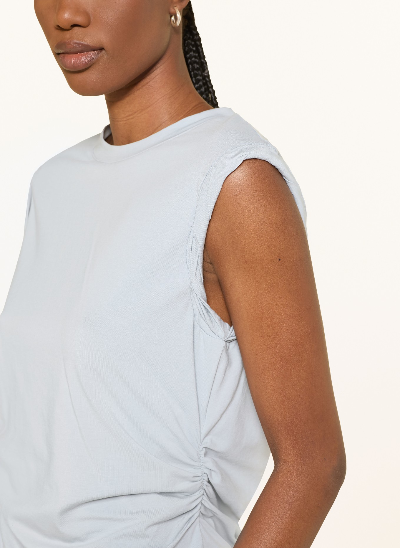 ALLSAINTS Top WEST: LICHTGRIJS