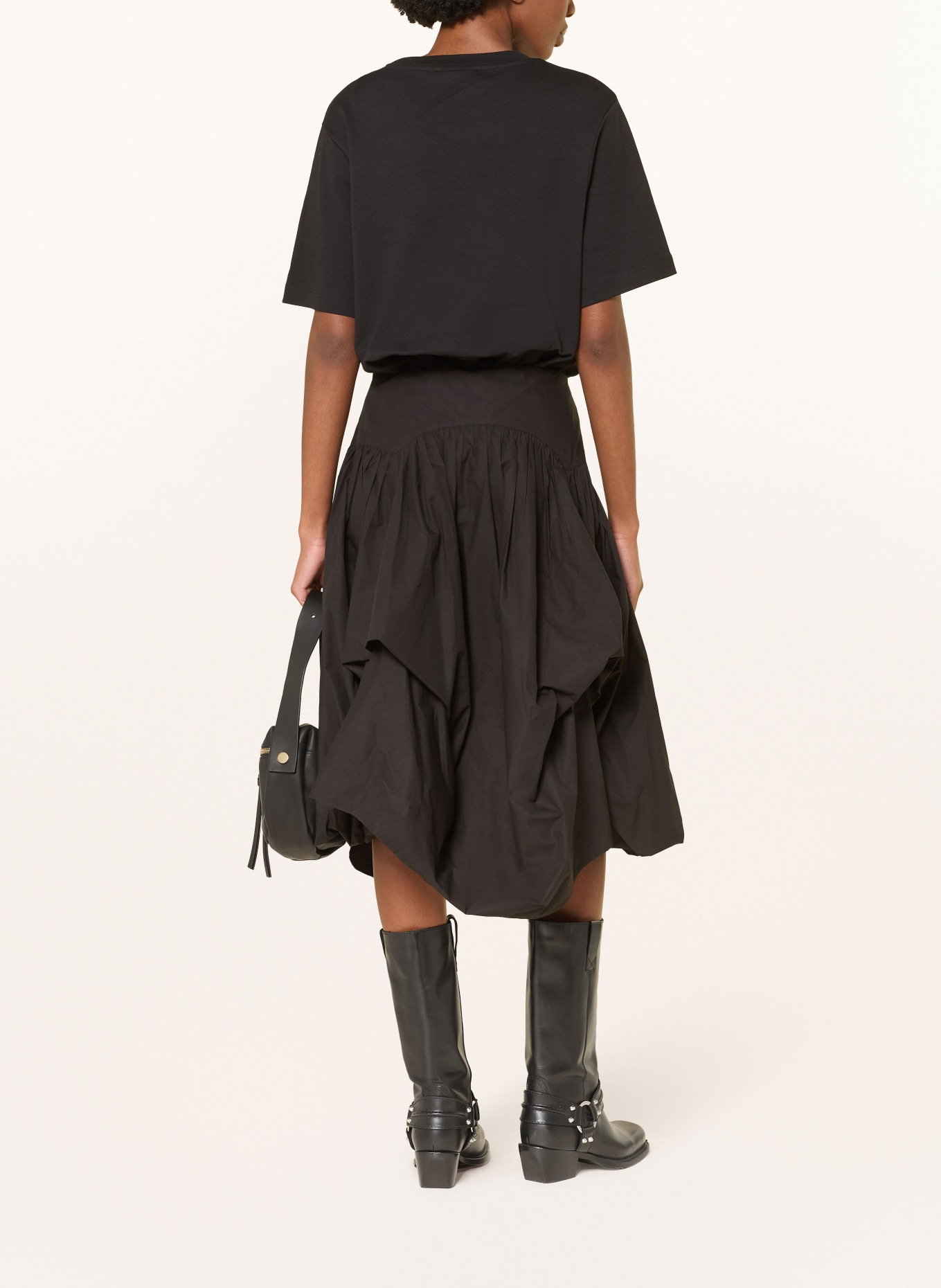 ALLSAINTS Koszulka LOVER LISA: CZARNY