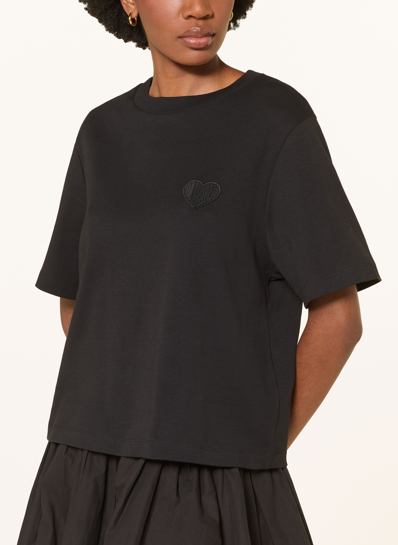 ALLSAINTS Koszulka LOVER LISA: CZARNY