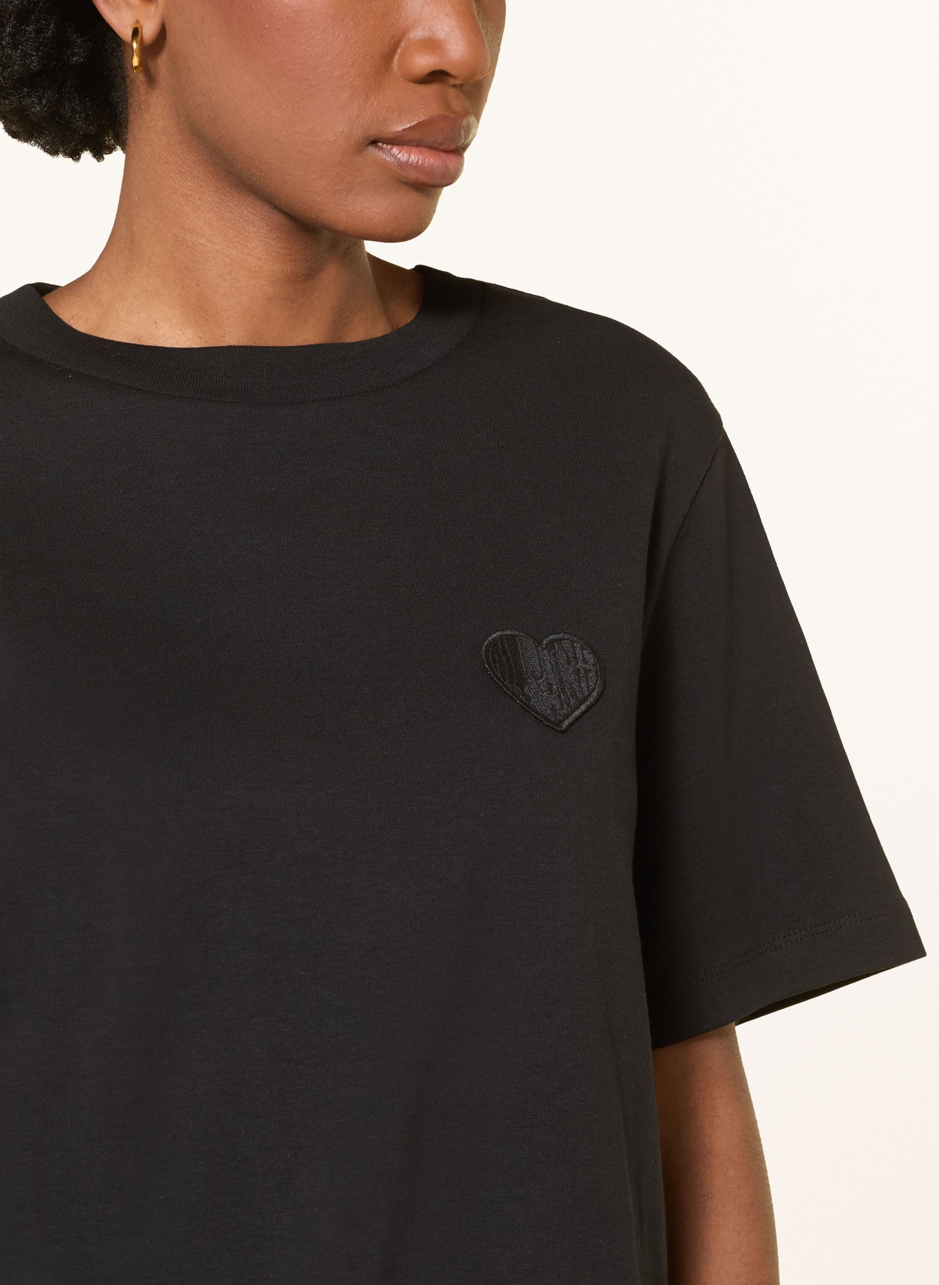 ALLSAINTS Koszulka LOVER LISA: CZARNY