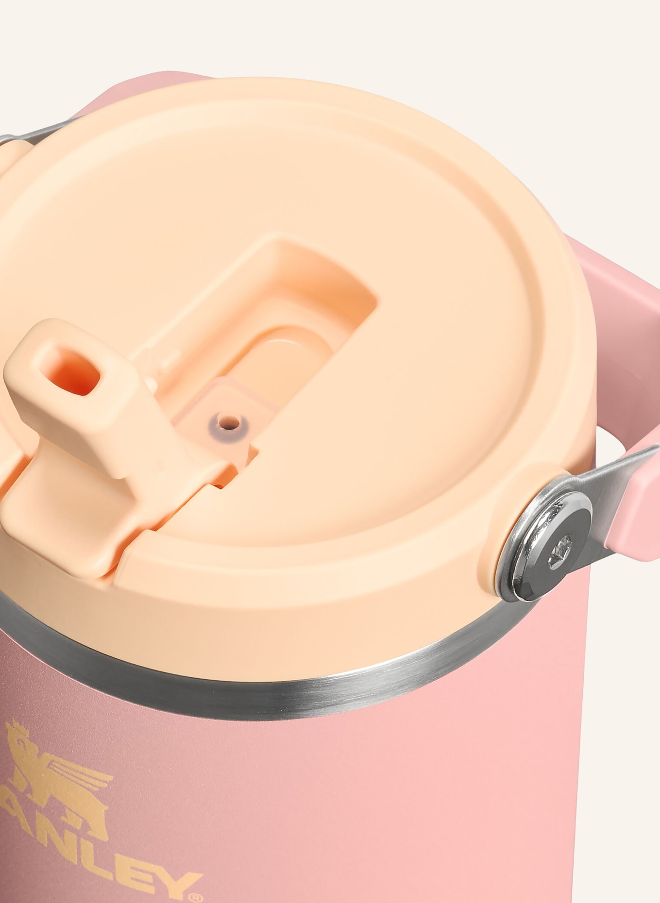 STANLEY Tasse isotherme THE ICEFLOW™ FLIP STRAW 2.0: ROSE
