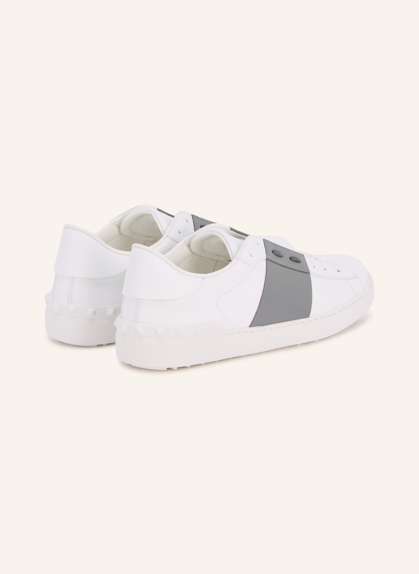 VALENTINO GARAVANI Sneakers OPEN: WHITE / GRAY