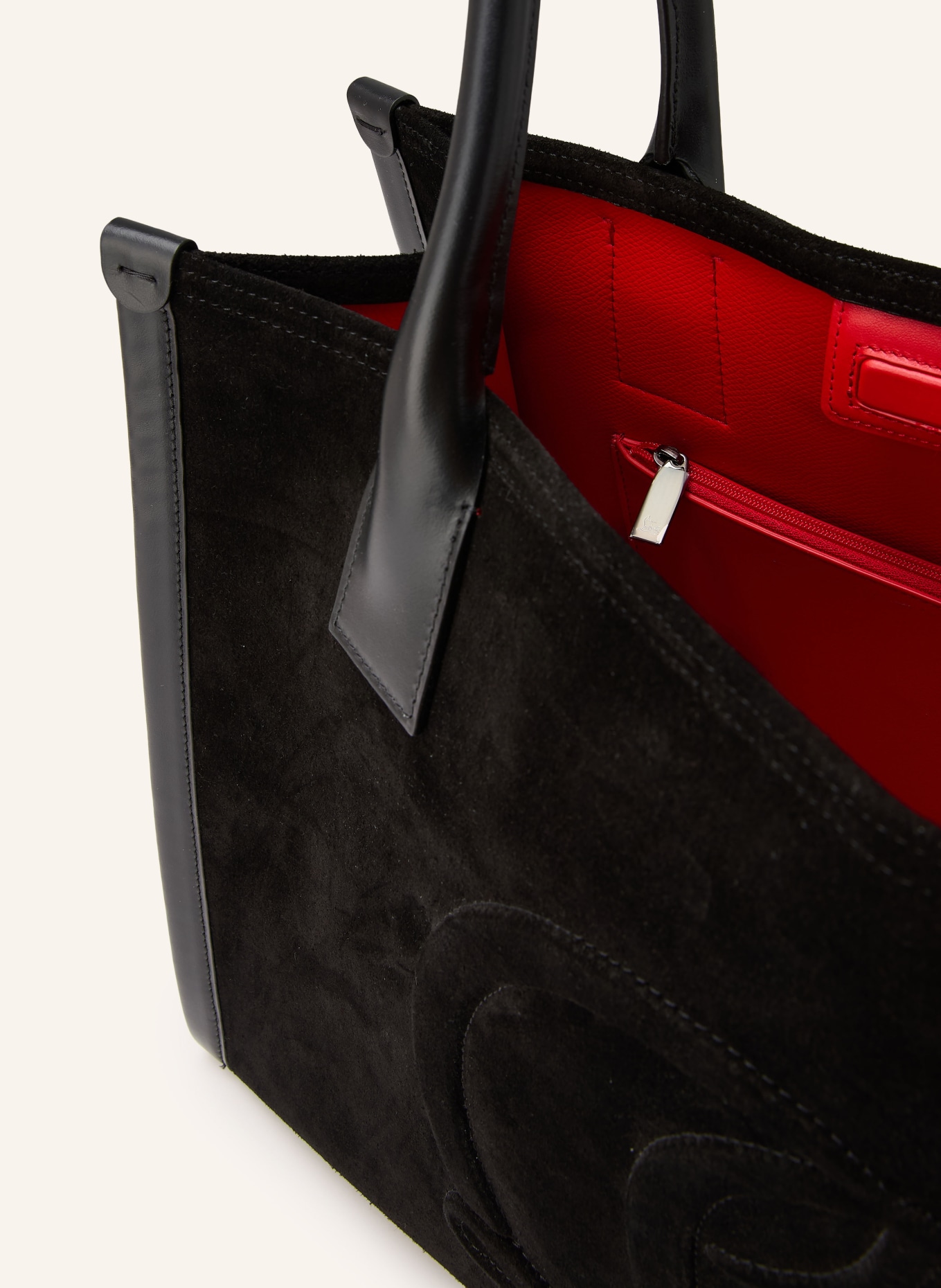 Christian Louboutin Shopper BY MY SIDE: ZWART