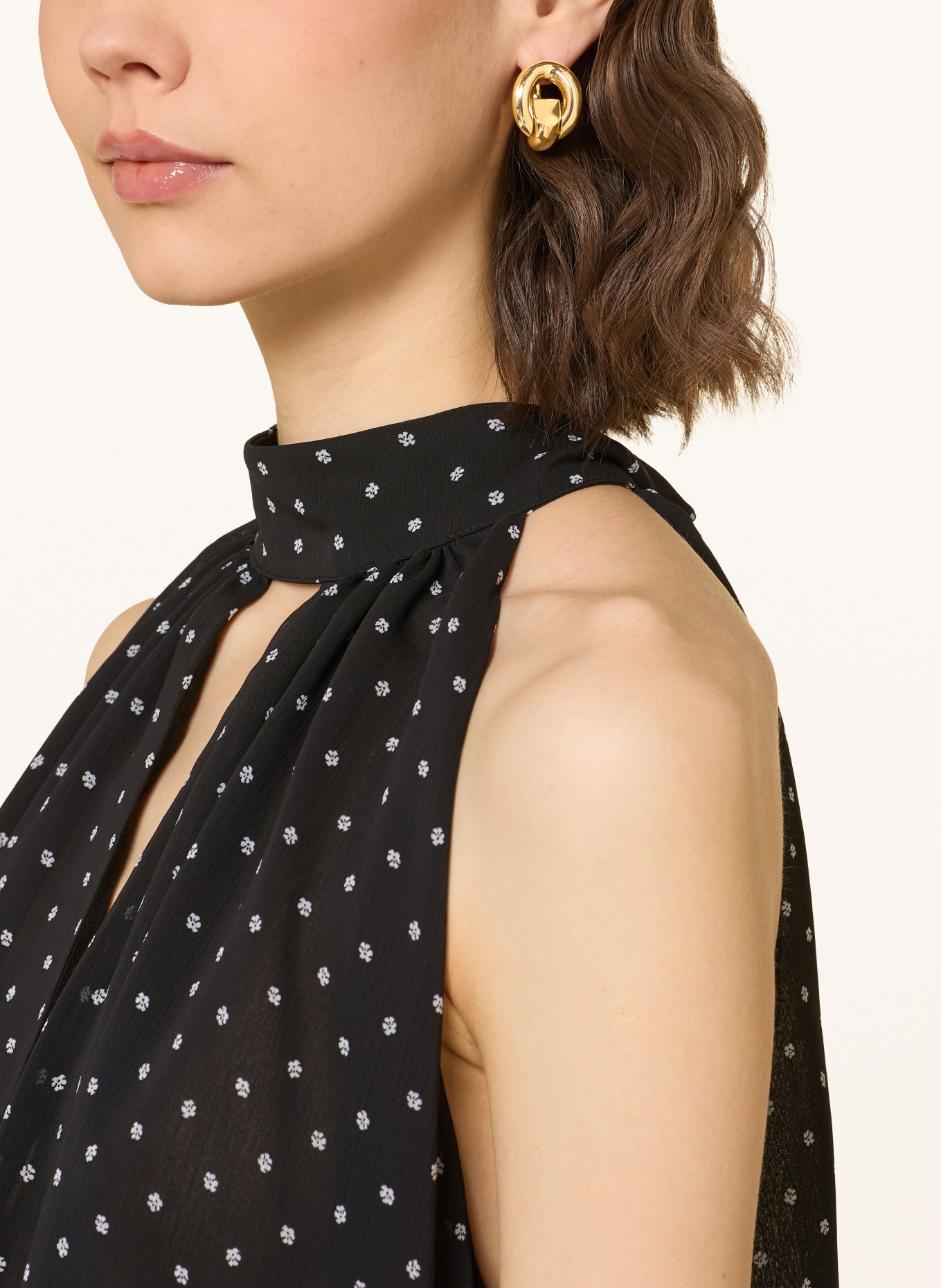 TORY BURCH hoop earrings: GOLD