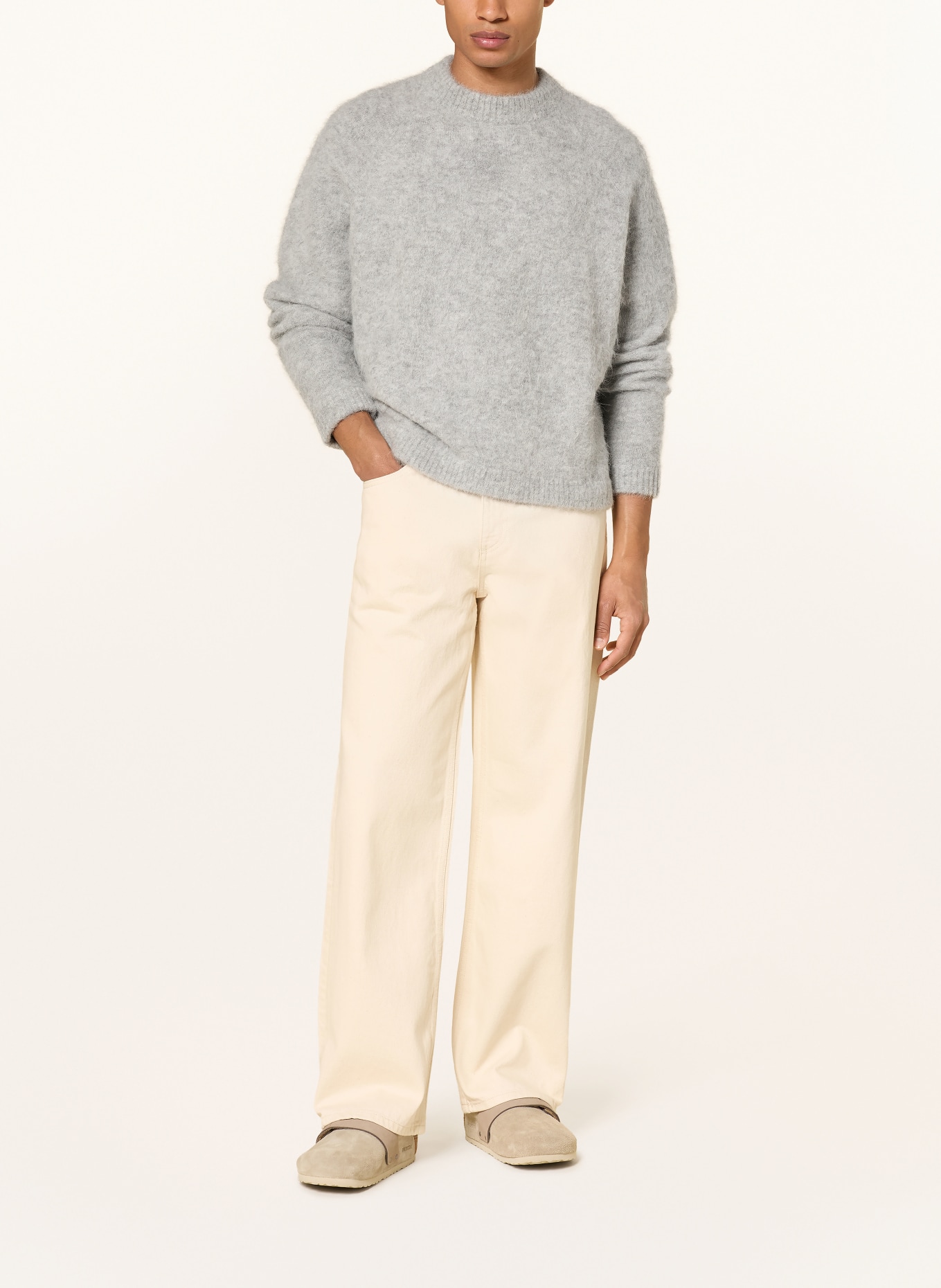 EIGHTYFIVE Jeans coupe décontractée: ECR ECRU