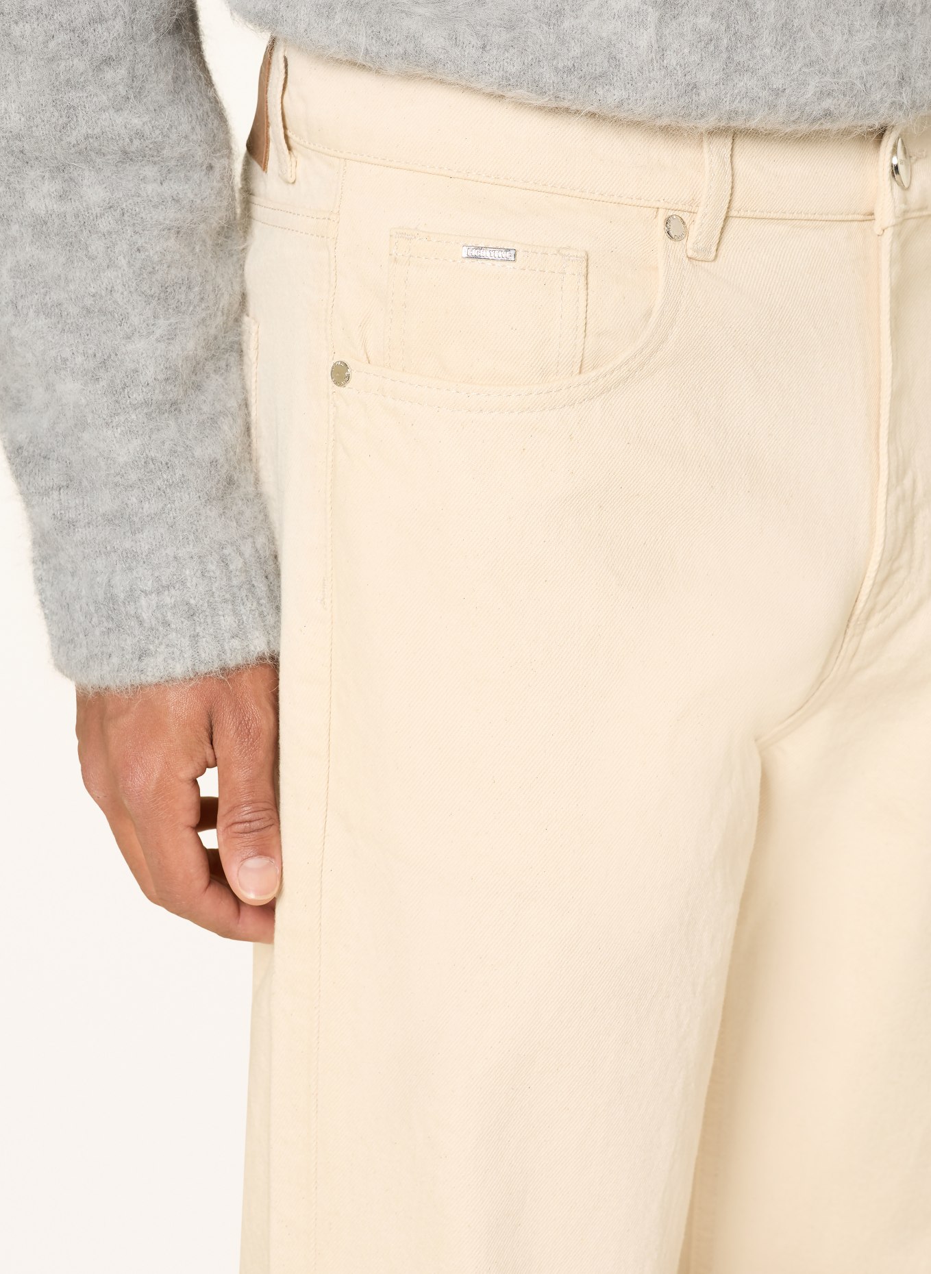 EIGHTYFIVE Jeans coupe décontractée: ECR ECRU