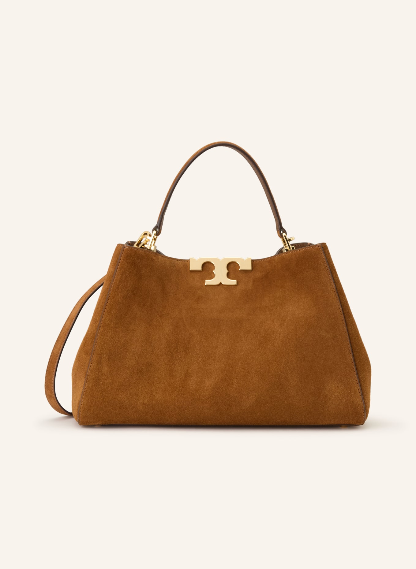 TORY BURCH Schultertasche ELEANOR: COGNAC / GOLD