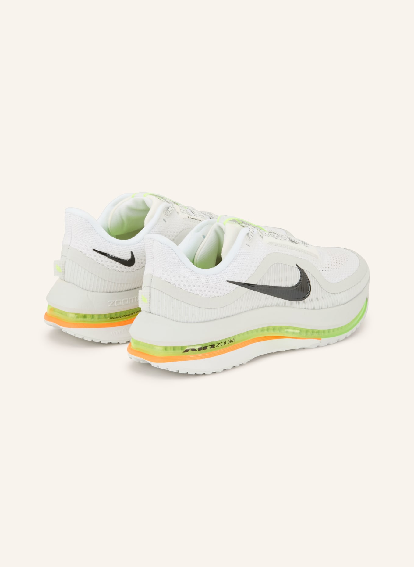Nike Laufschuhe PEGASUS PREMIUM: WEISS / NEONGELB / SCHWARZ