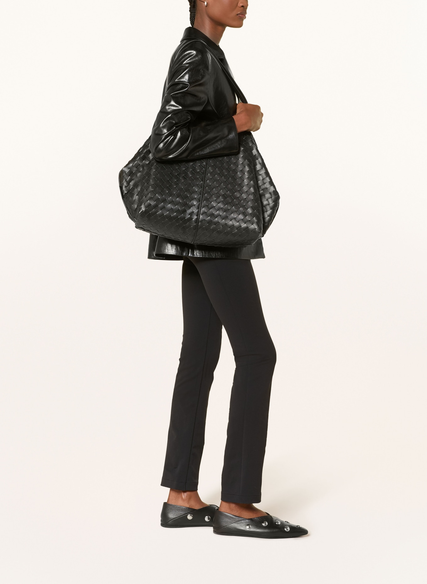 Wolford Legging CIRCULAR met shaping-effect: ZWART