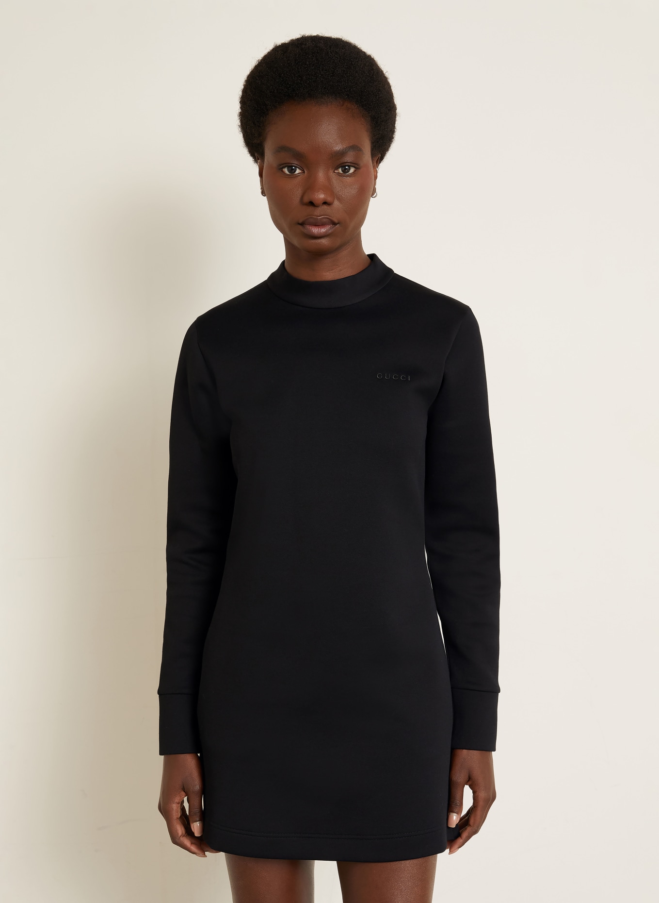 GUCCI Sweatkleid: SCHWARZ