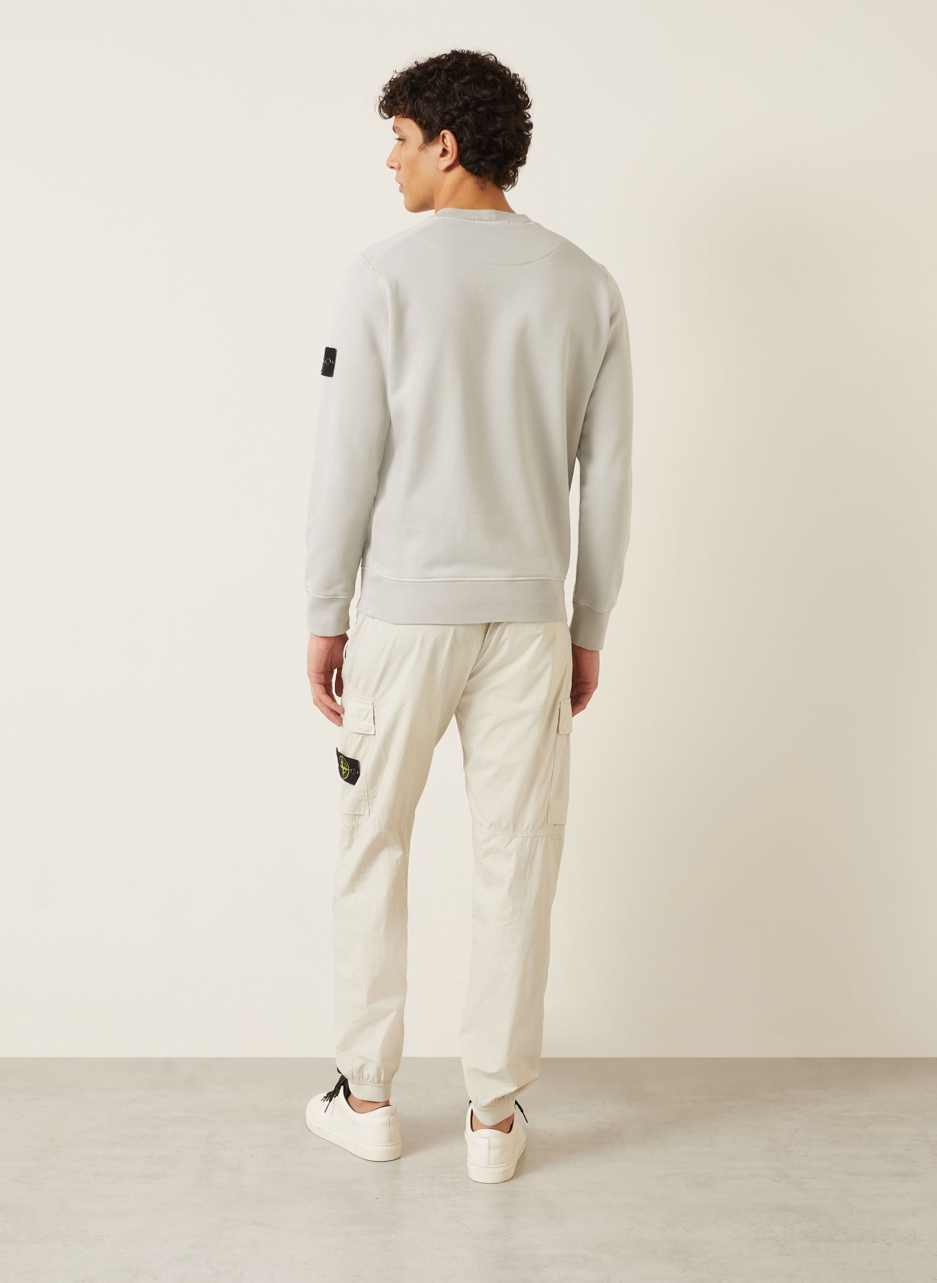 STONE ISLAND sweatshirt: LICHTGRIJS