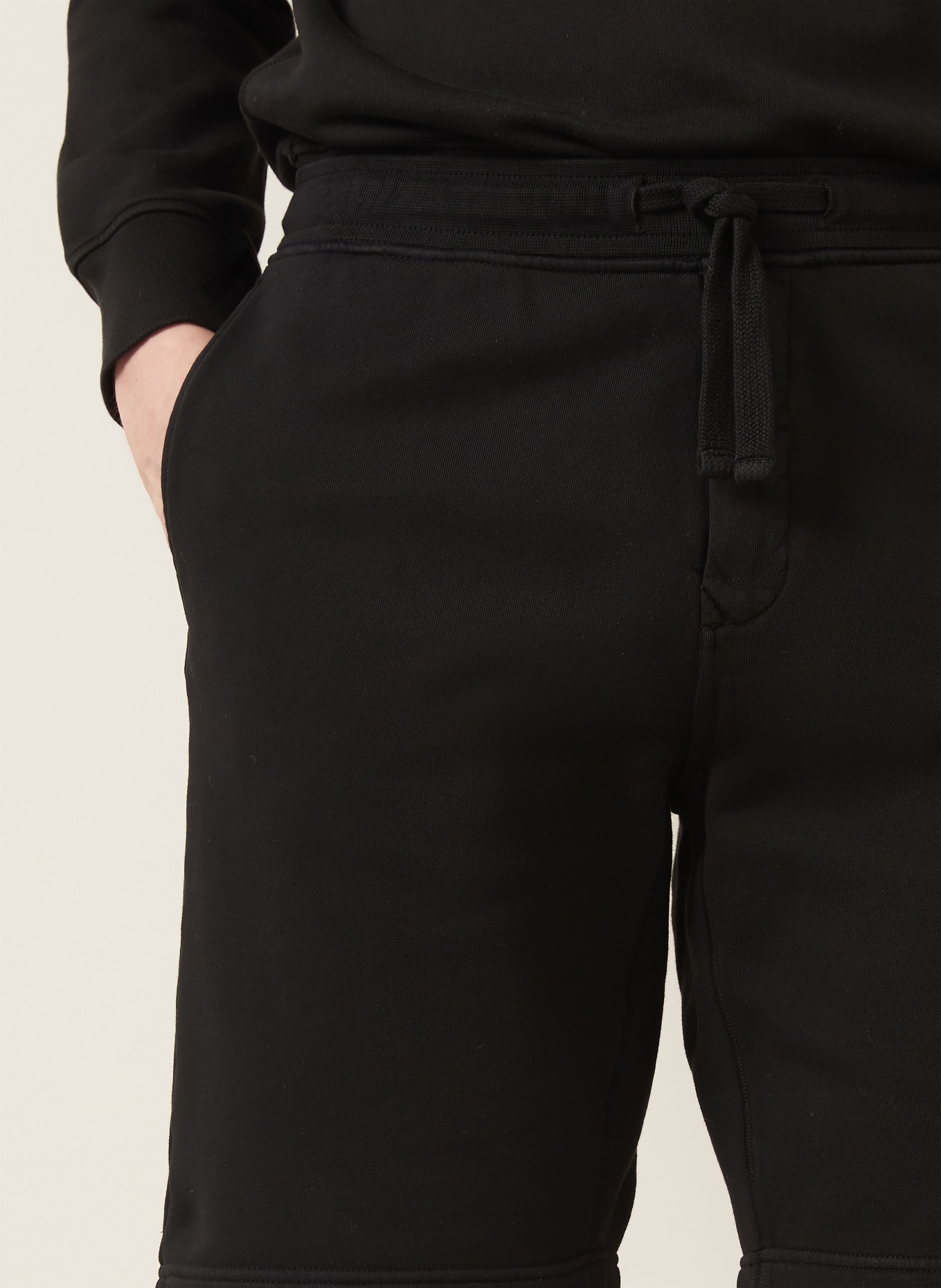 STONE ISLAND Sweatshorts: ZWART