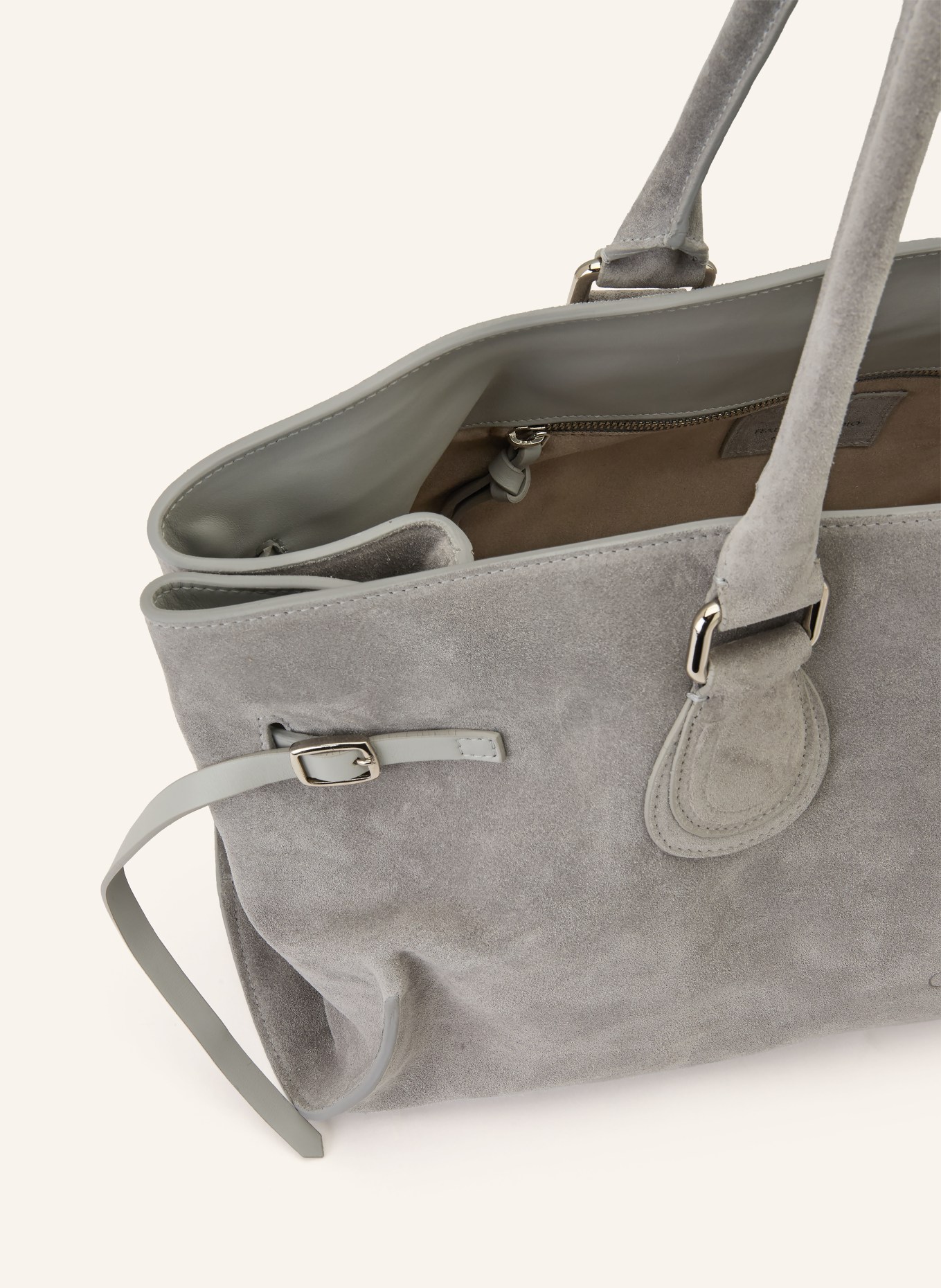 RADICA STUDIO Shopper MAMMA MAXI: HELLGRAU / SILBER