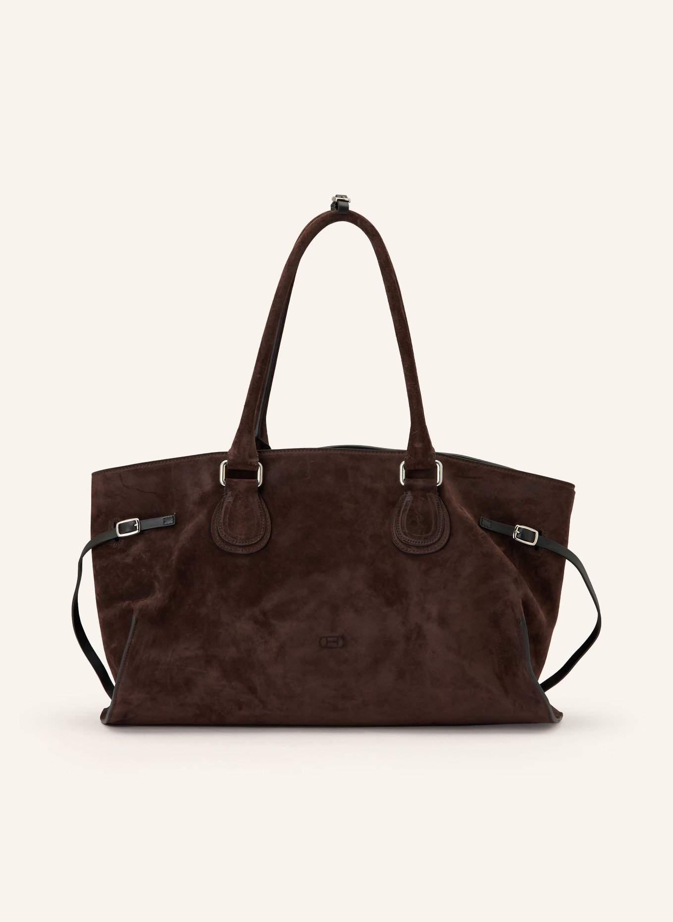 RADICA STUDIO Shopper MAMMA MAXI: DUNKELBRAUN / SILBER / SCHWARZ