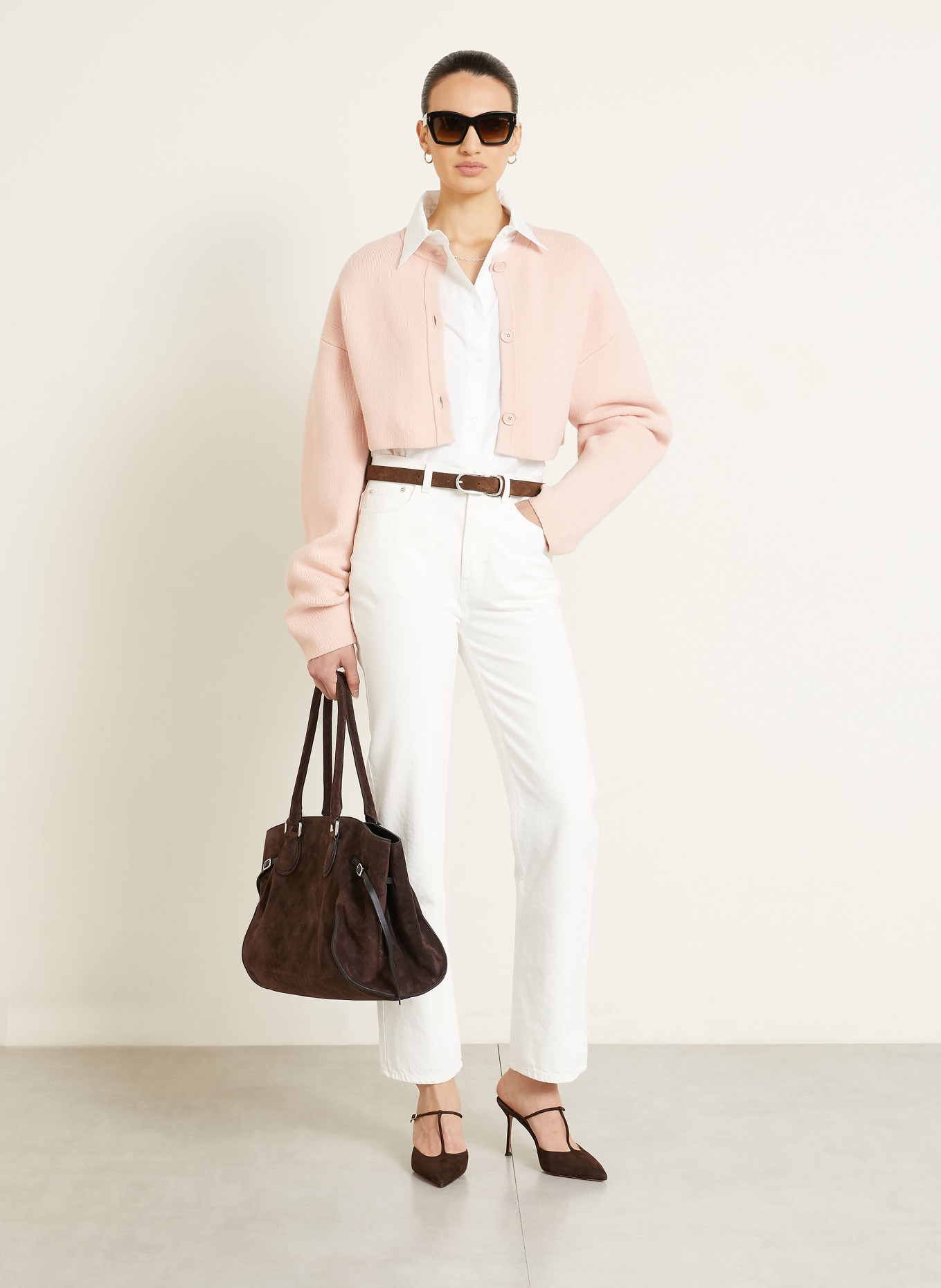 RADICA STUDIO Shopper MAMMA MAXI: MARRON FONCÉ / ZILVER / ZWART