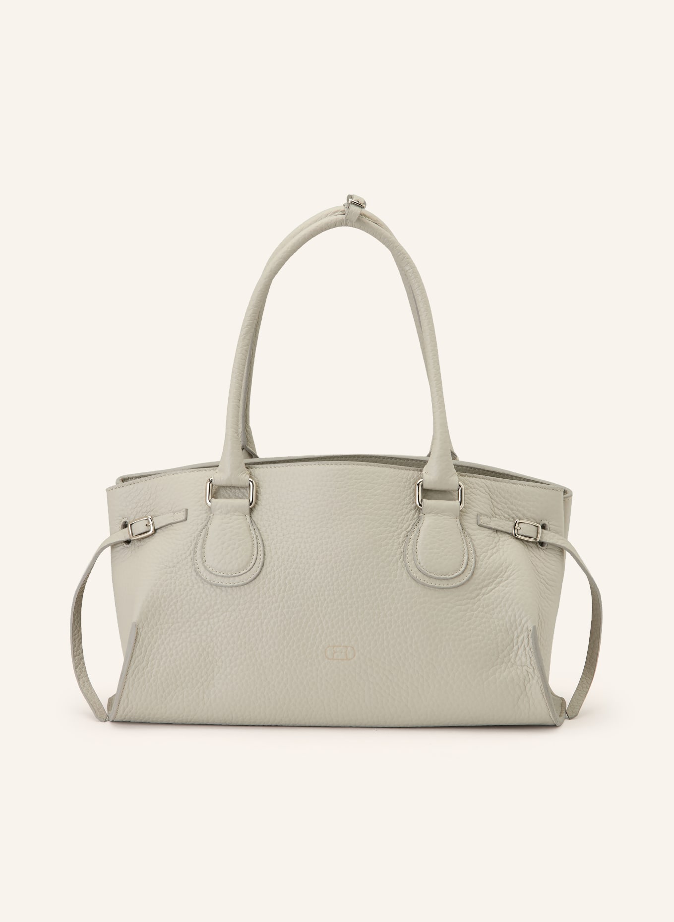 RADICA STUDIO Shopper MAMMA MIDI: HELLGRAU / SILBER