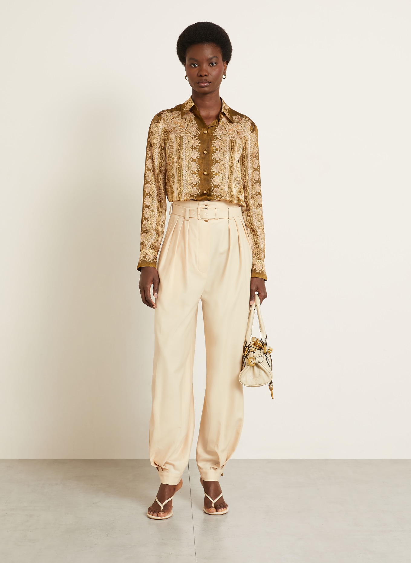 ZIMMERMANN Broek: CRÈME