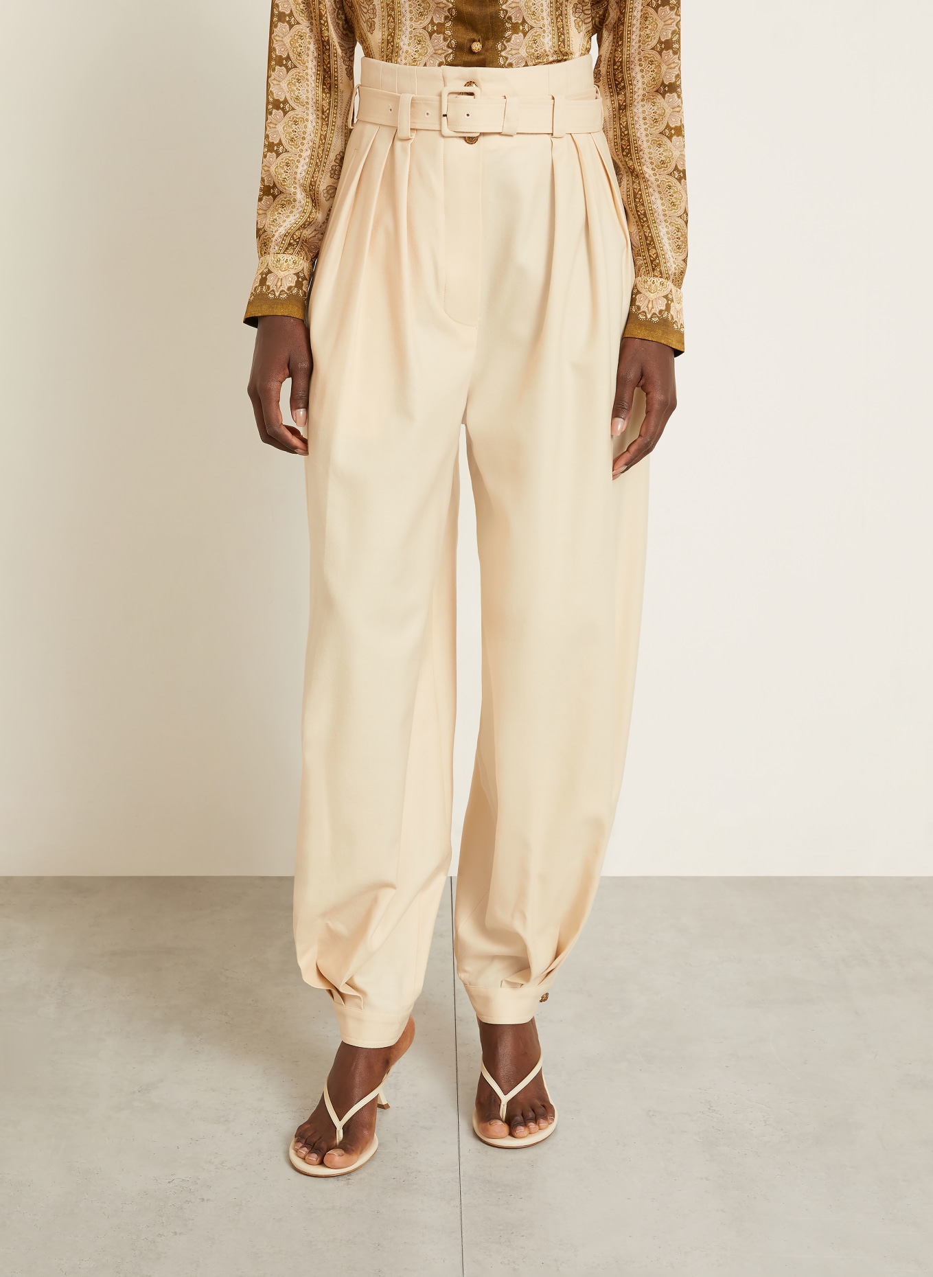 ZIMMERMANN Broek: CRÈME