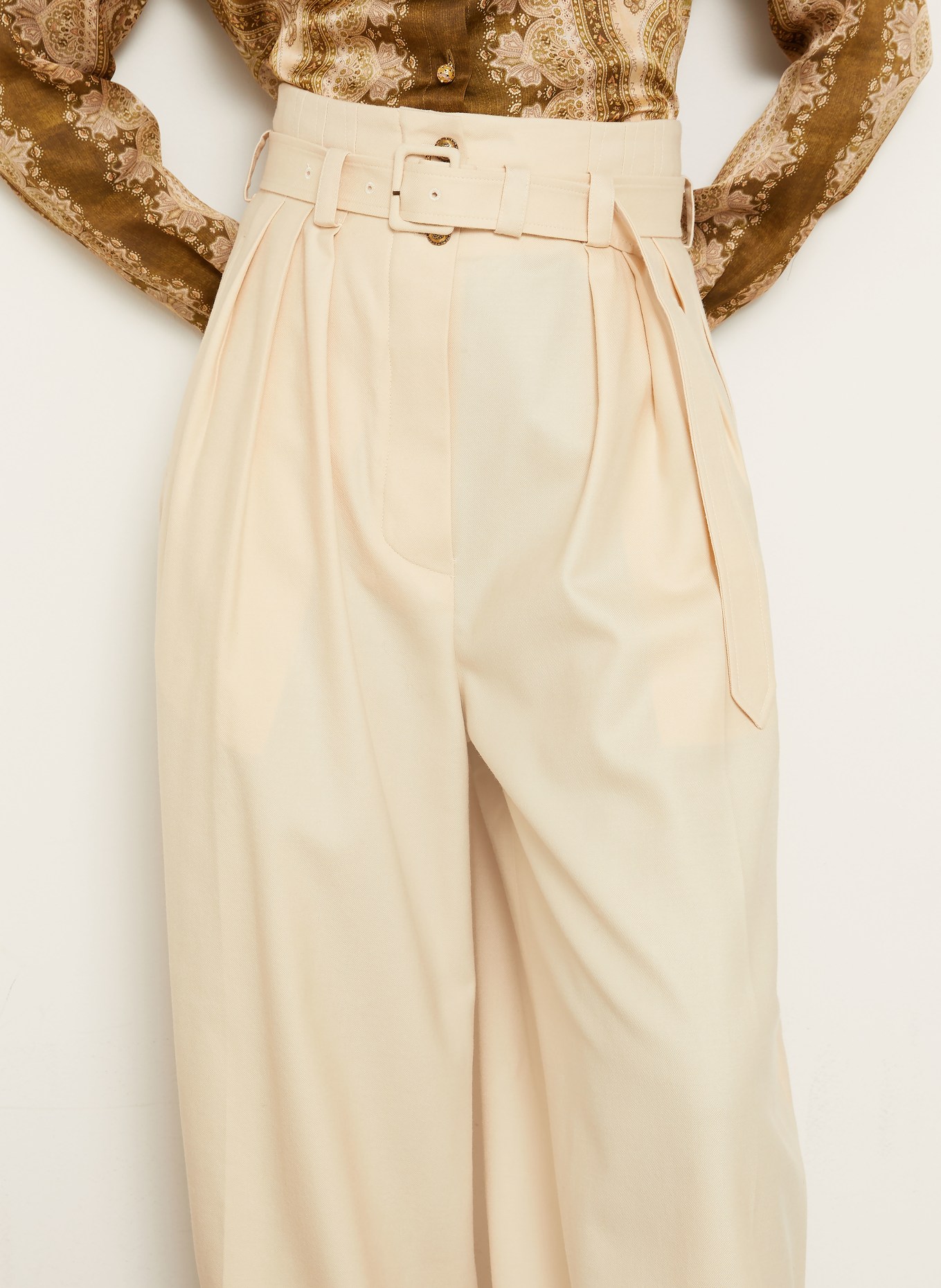 ZIMMERMANN Broek: CRÈME