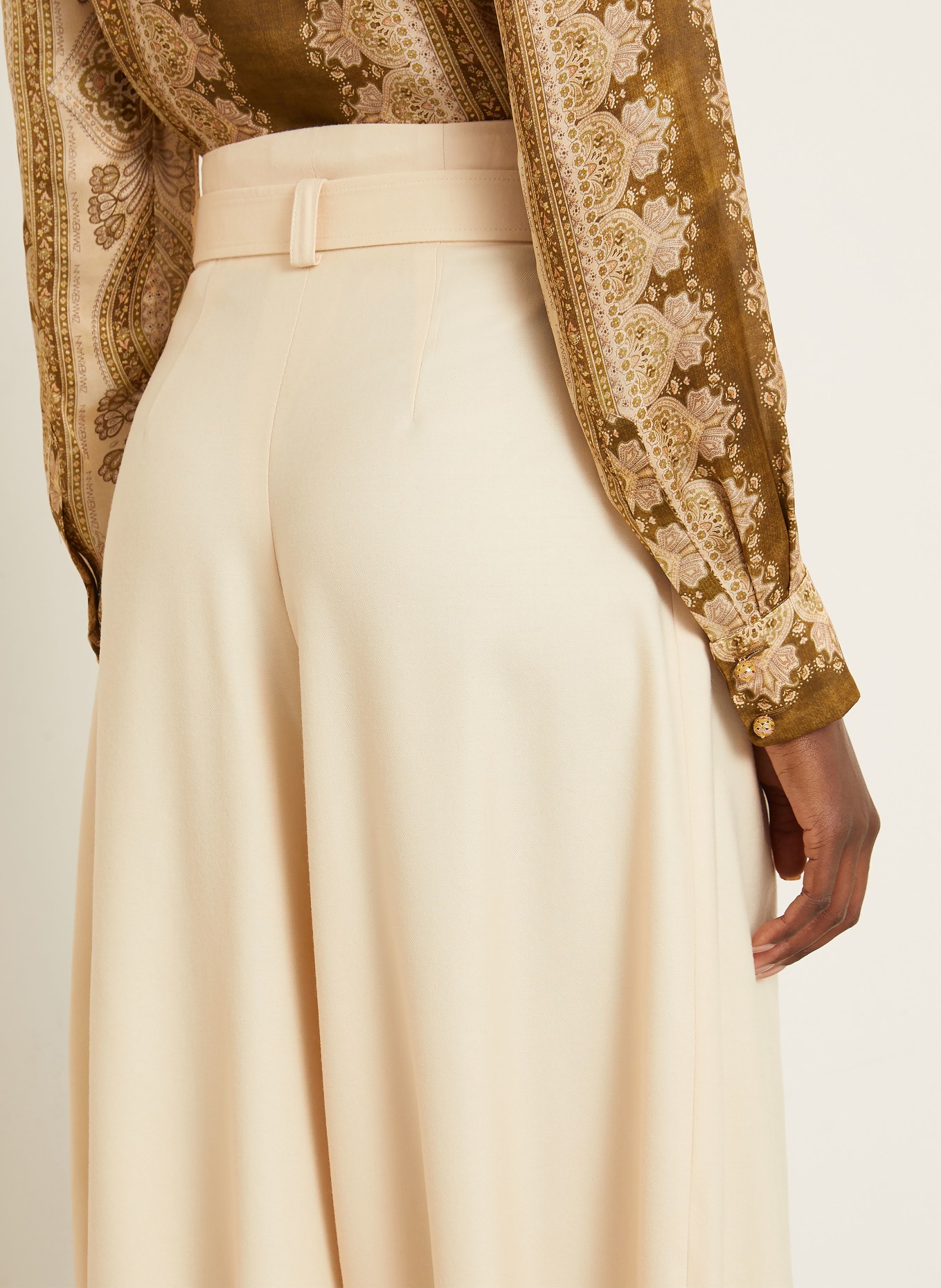 ZIMMERMANN Broek: CRÈME