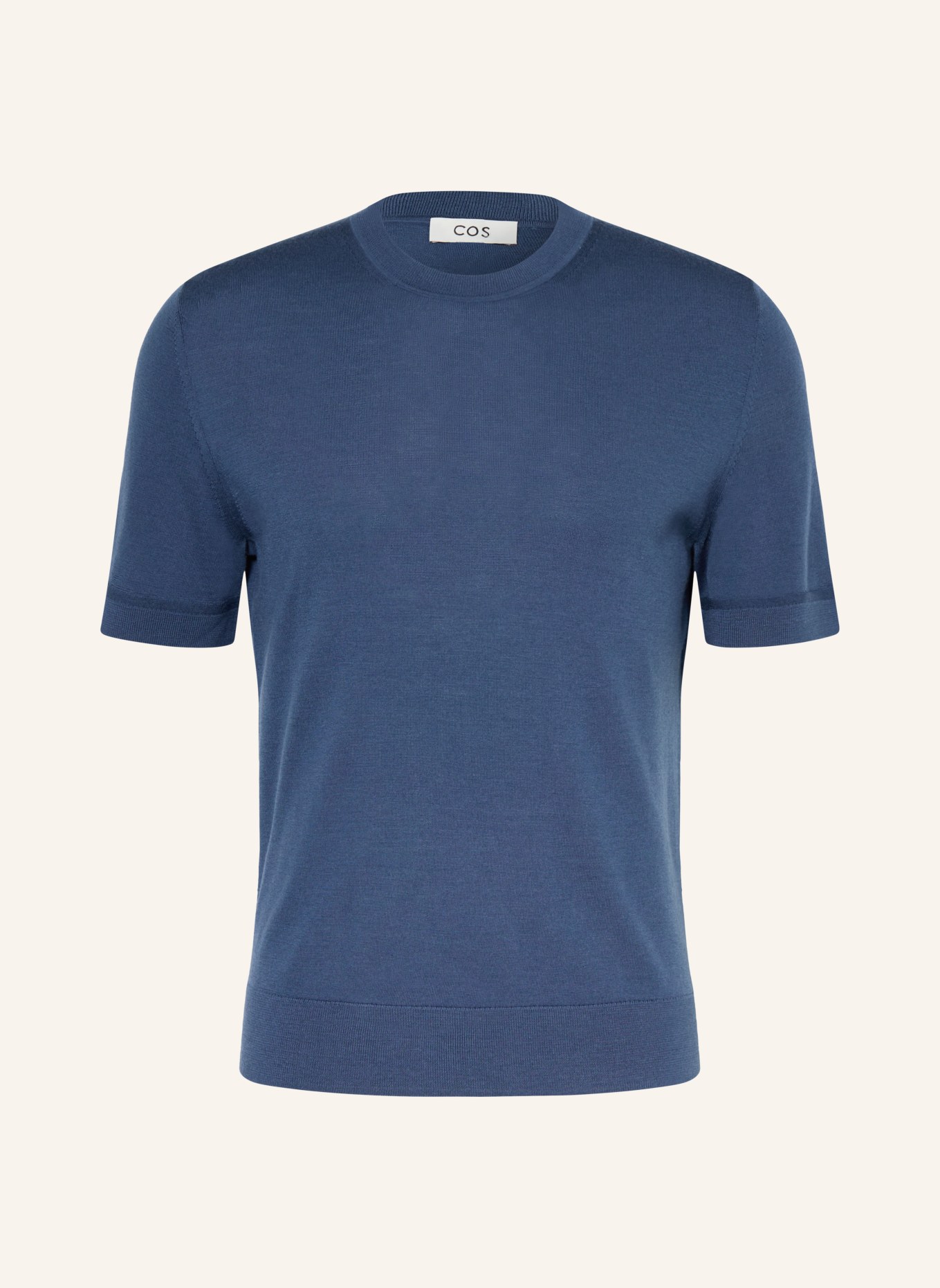 COS Knit shirt made of merino wool: BLUE