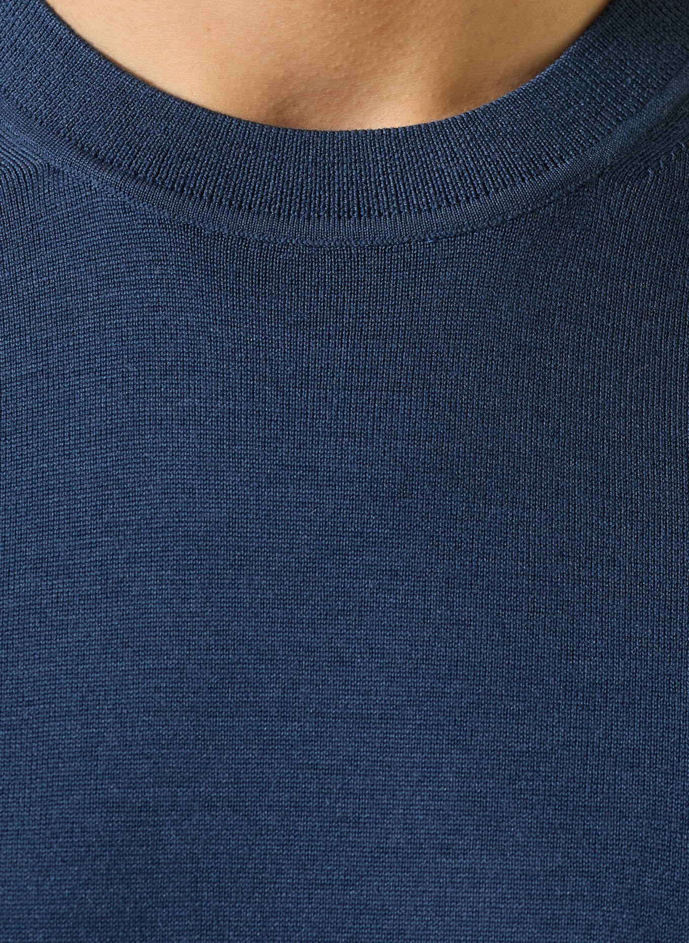 COS Knit shirt made of merino wool: BLUE