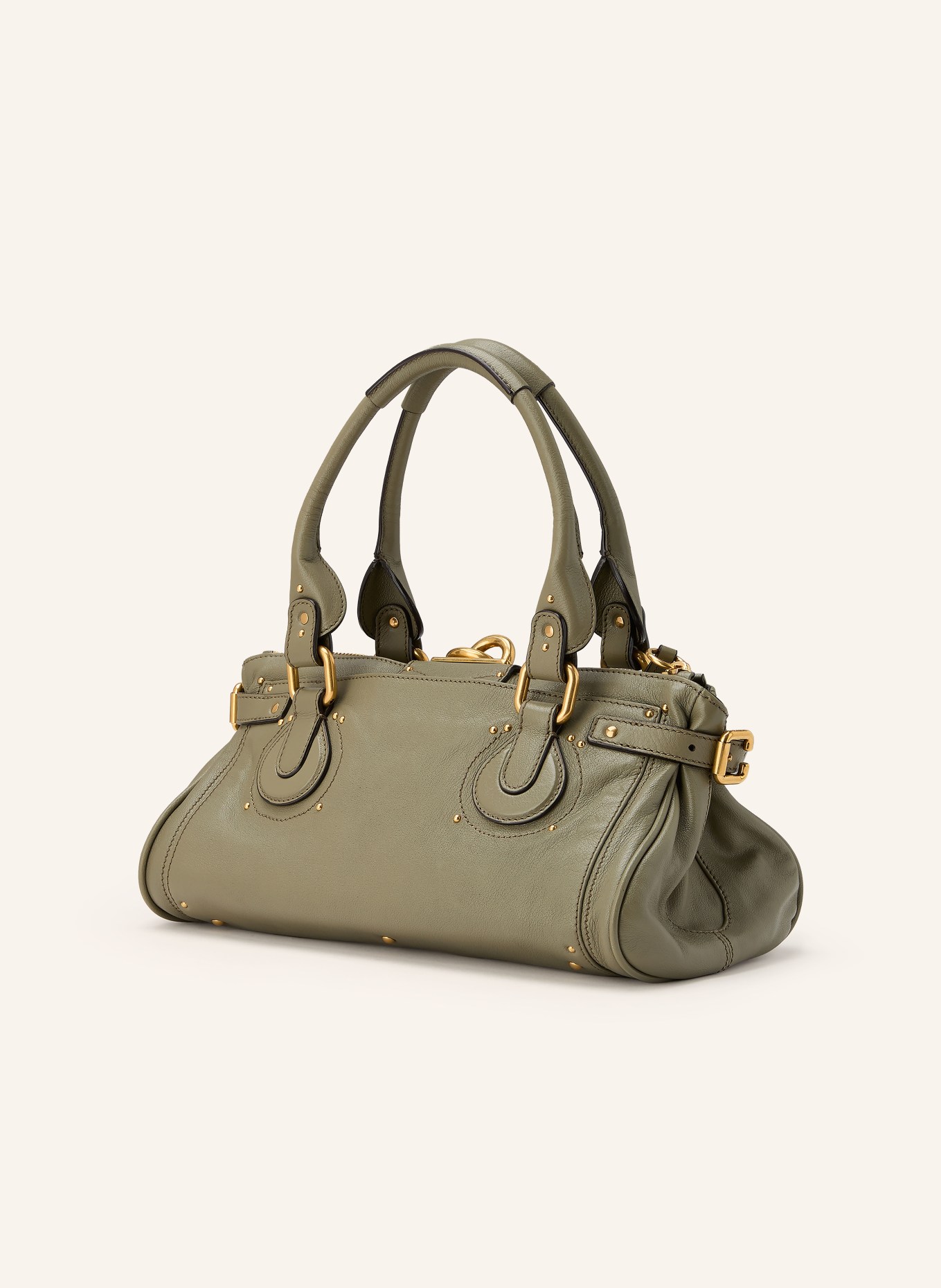 Chloé Schultertasche PADDINGTON: Aloe Green