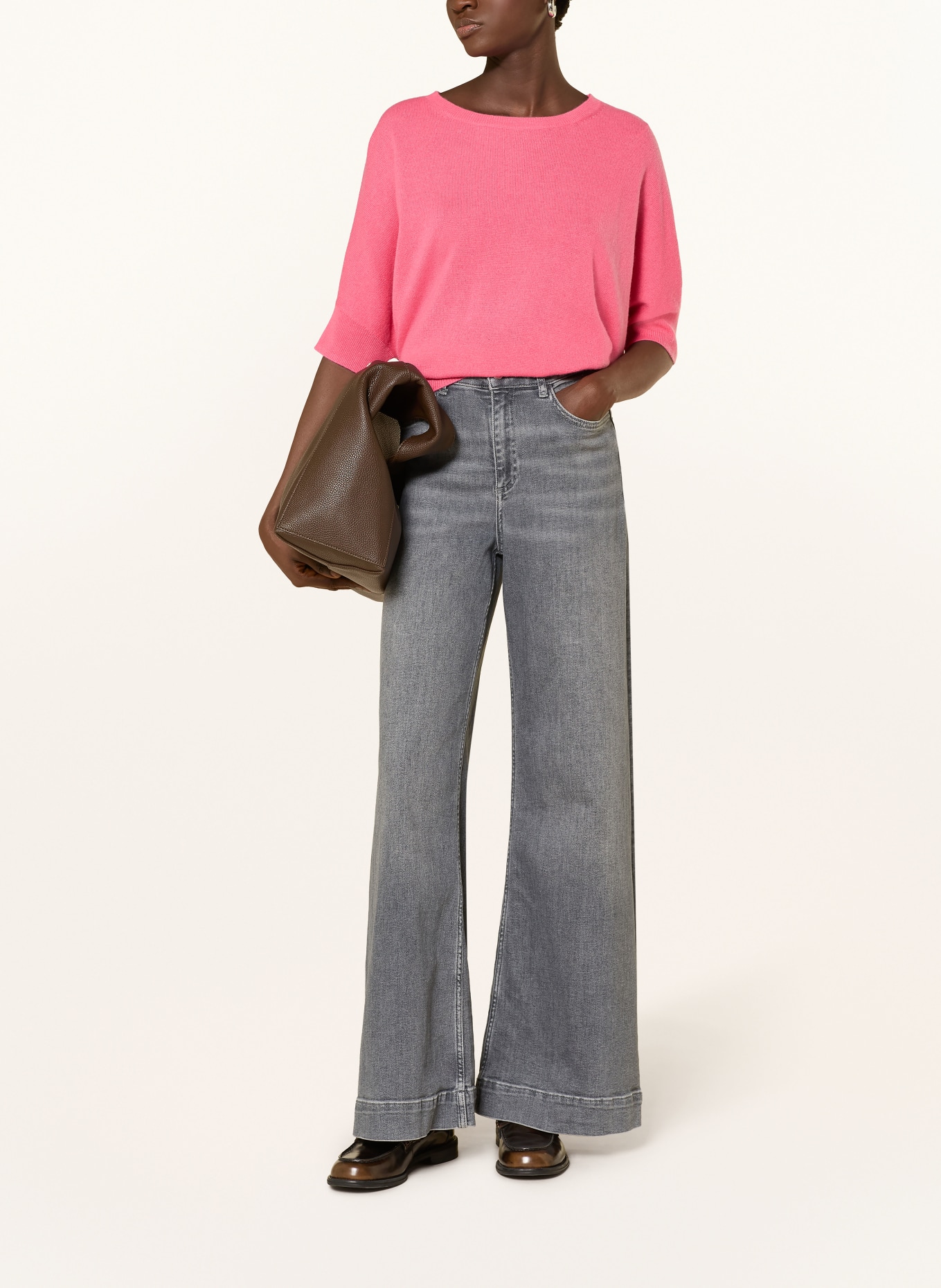 darling harbour Strickshirt aus Cashmere: WATERMELON