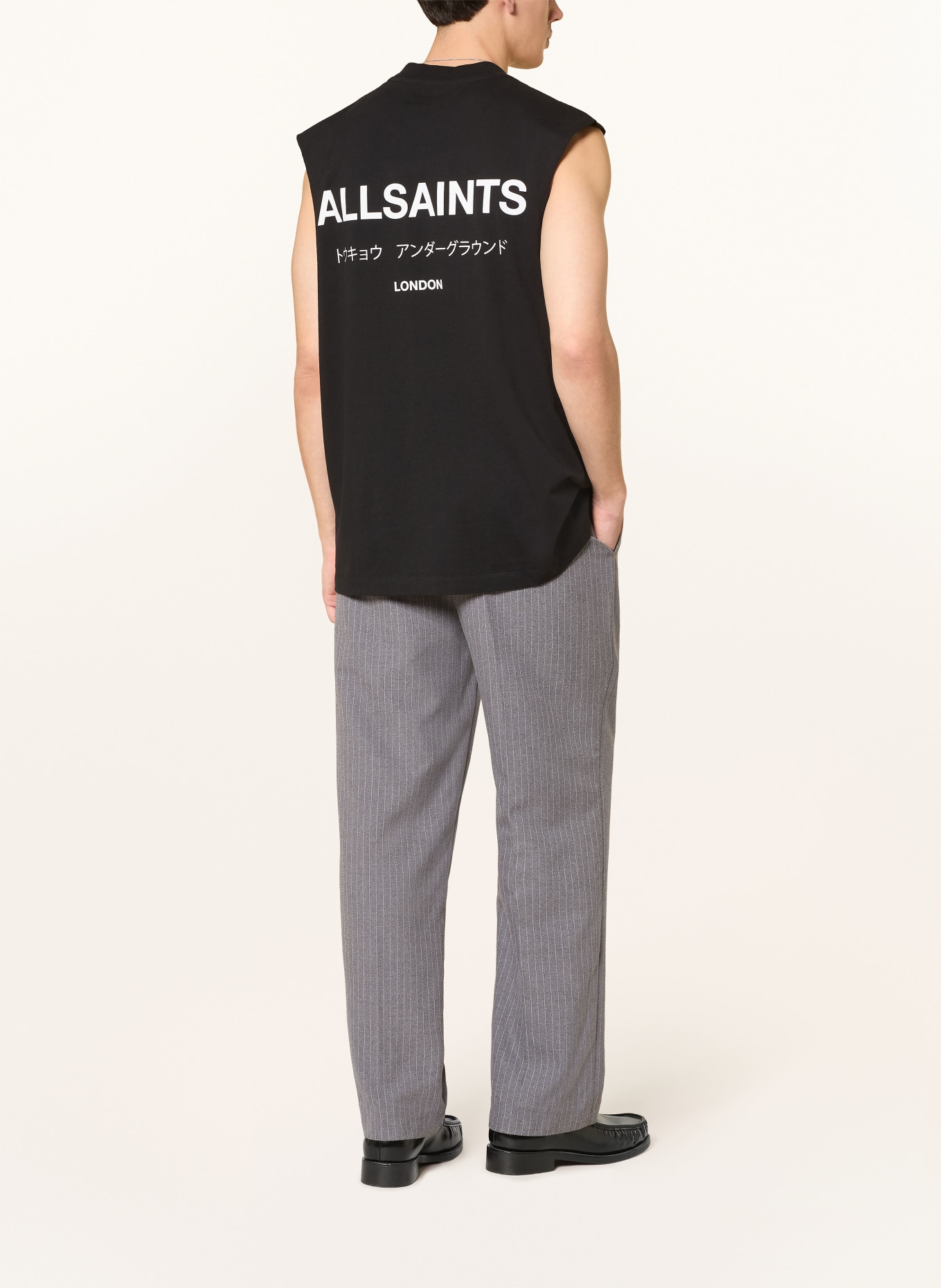 ALLSAINTS Tanktop UNDERGROUND: SCHWARZ / WEISS