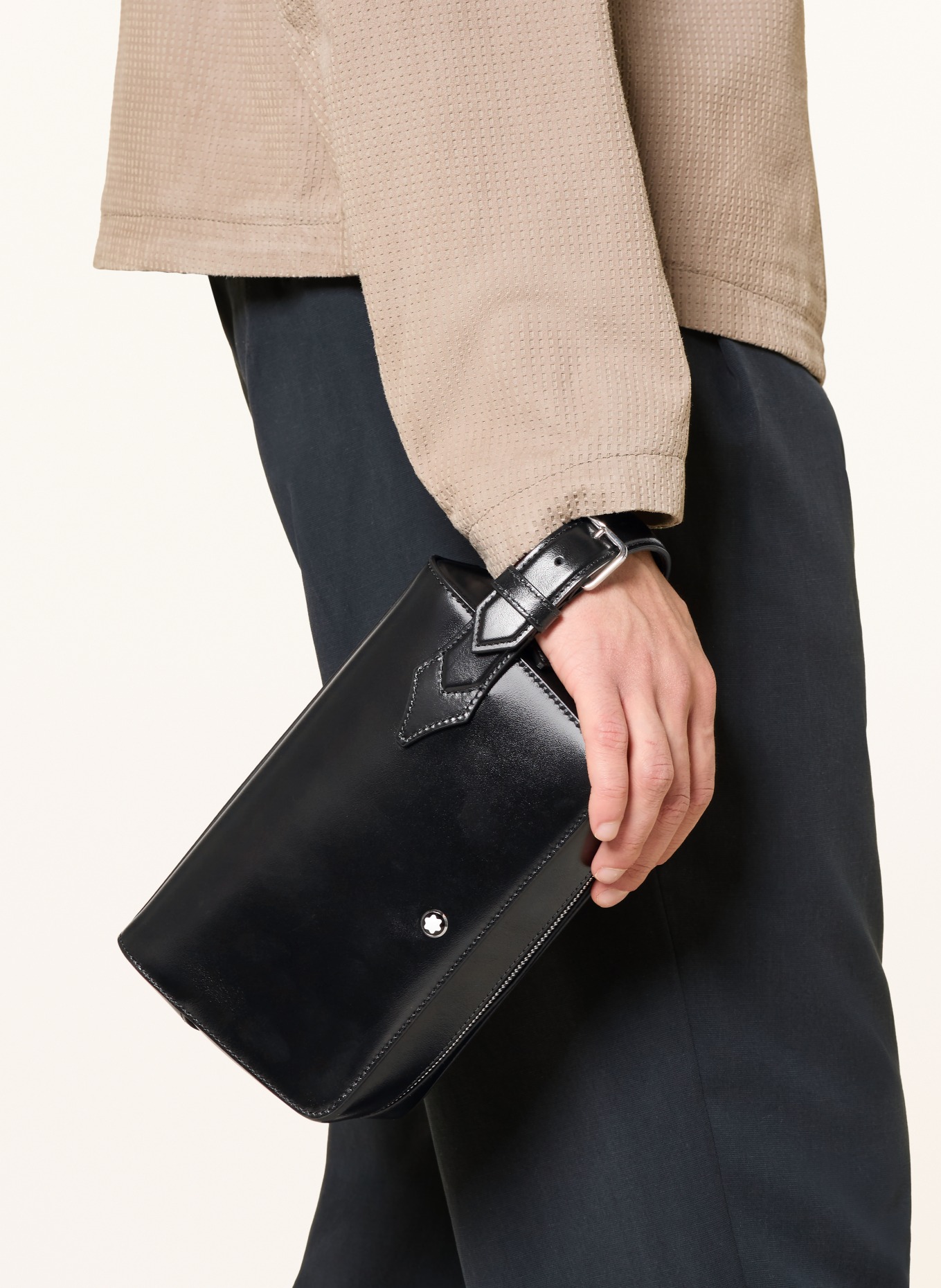 MONTBLANC Torba na przybory: CZARNY