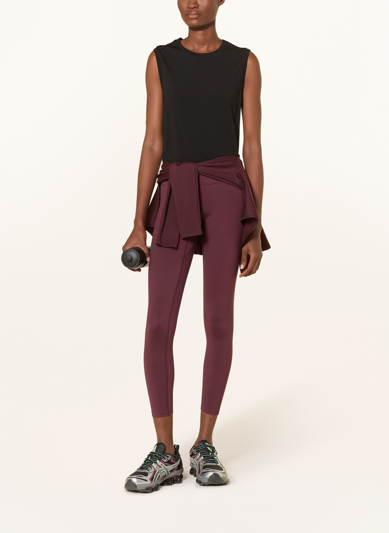 VARLEY NATE tank top: BLACK