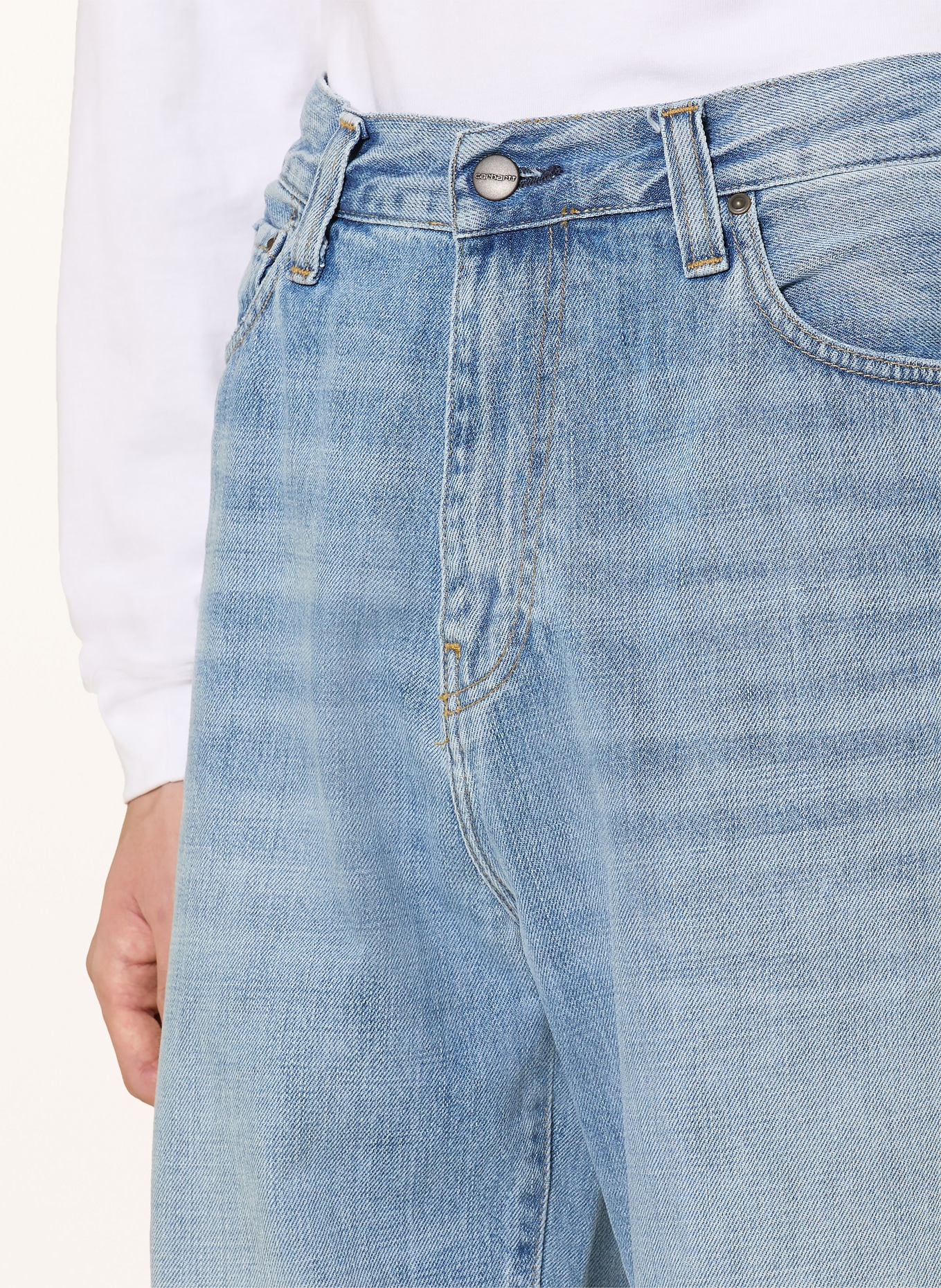 carhartt WIP AARON Straight Fit Jeans: 01UR BLUE