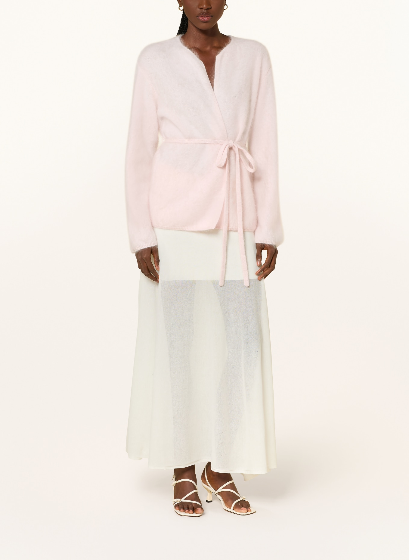 SOFT GOAT Knit cardigan made of cashmere: PINK