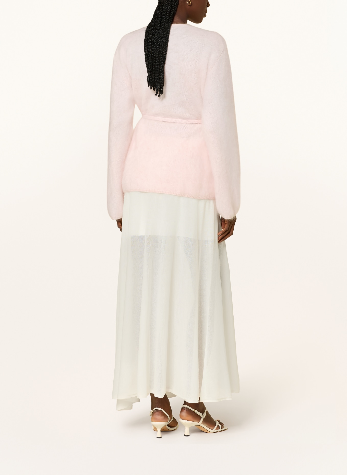 SOFT GOAT Knit cardigan made of cashmere: PINK