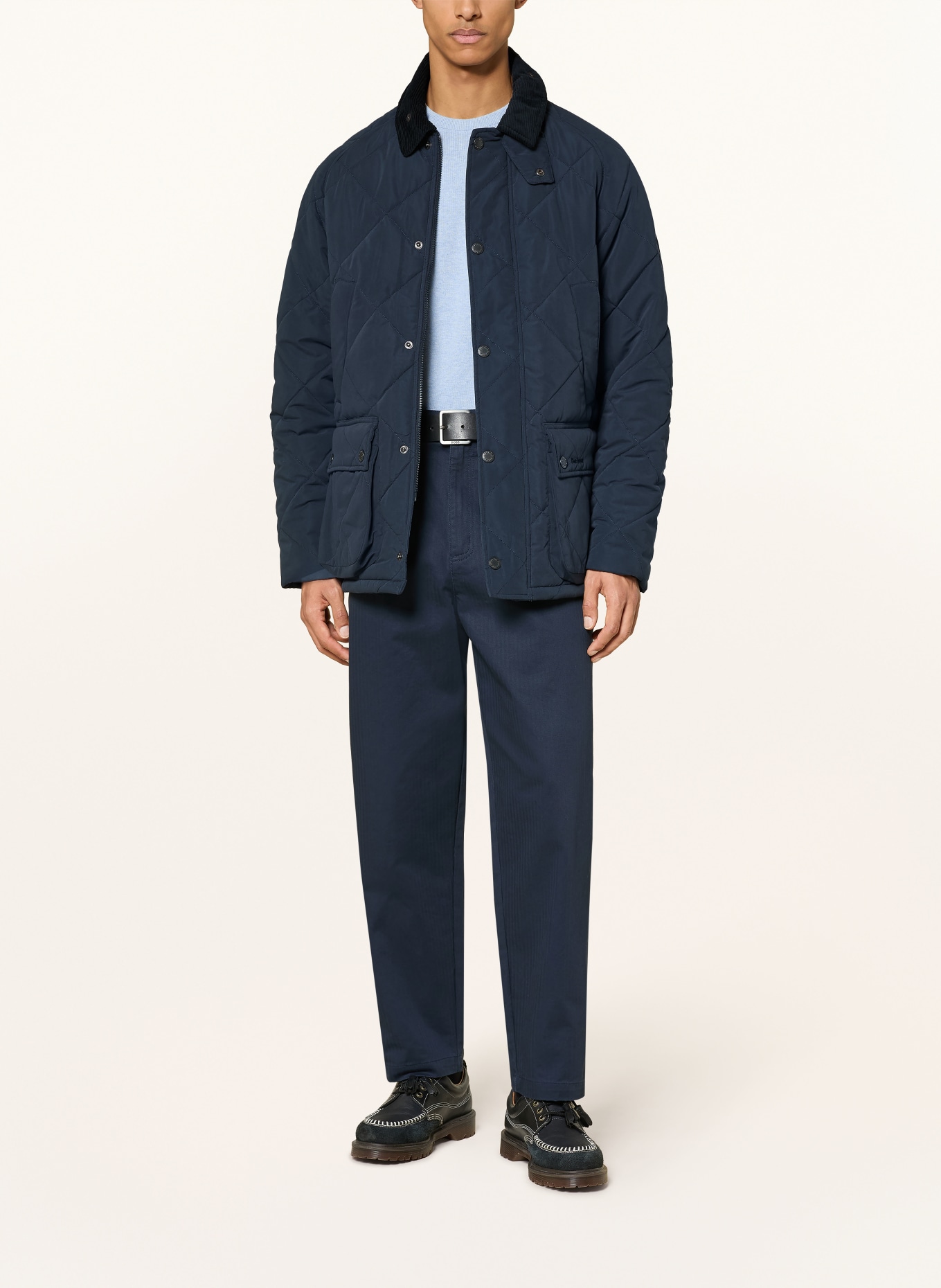 Barbour Steppjacke BEDALE: DUNKELBLAU