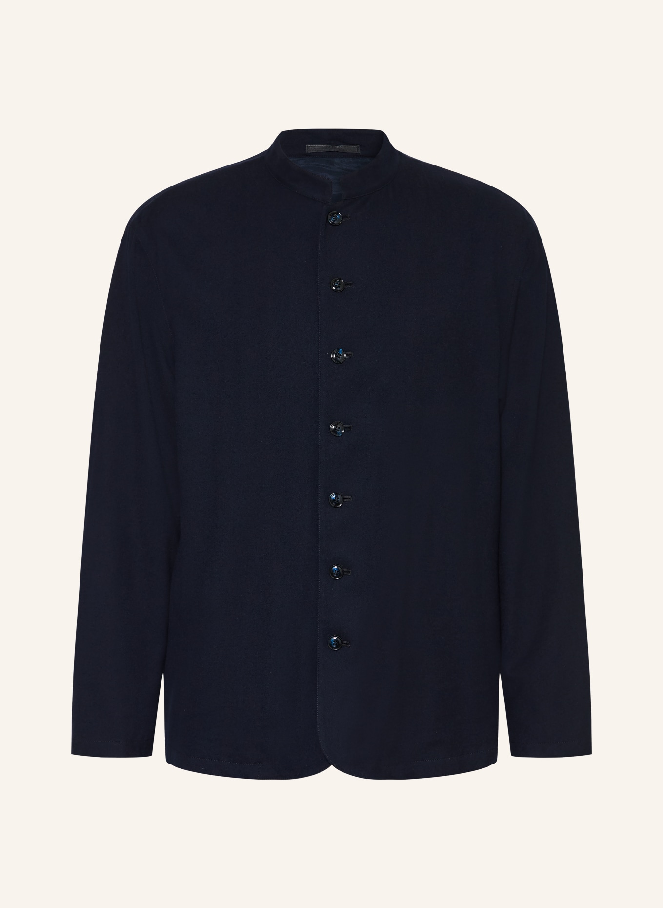 GIORGIO ARMANI Flanell-Overshirt: UB109 DARK NAVY