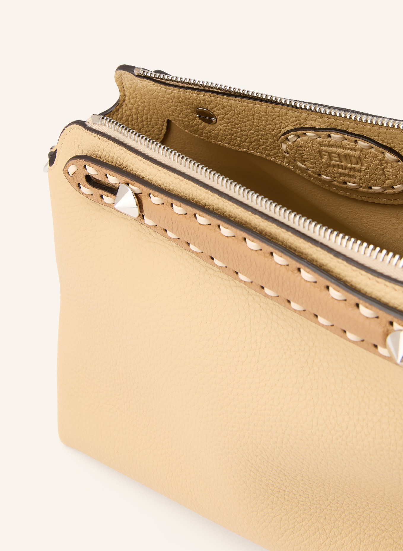 FENDI Handbag BY THE WAY SELLERIA MEDIUM: BEIGE / LIGHT BROWN